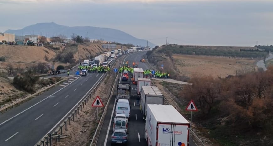 Directo | Así van las protestas de los agricultores en Málaga
