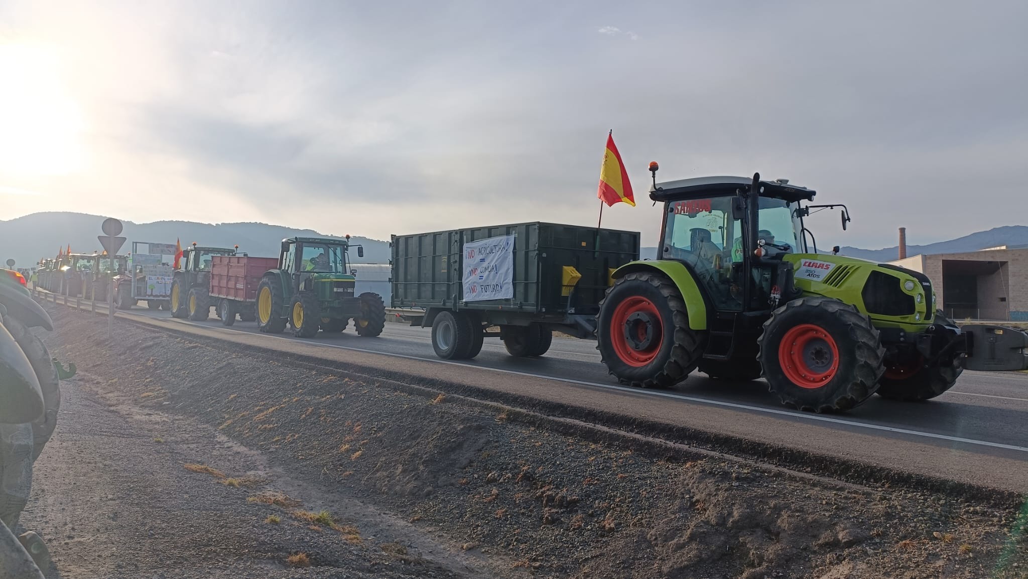 Directo | Así van las protestas de los agricultores en Málaga