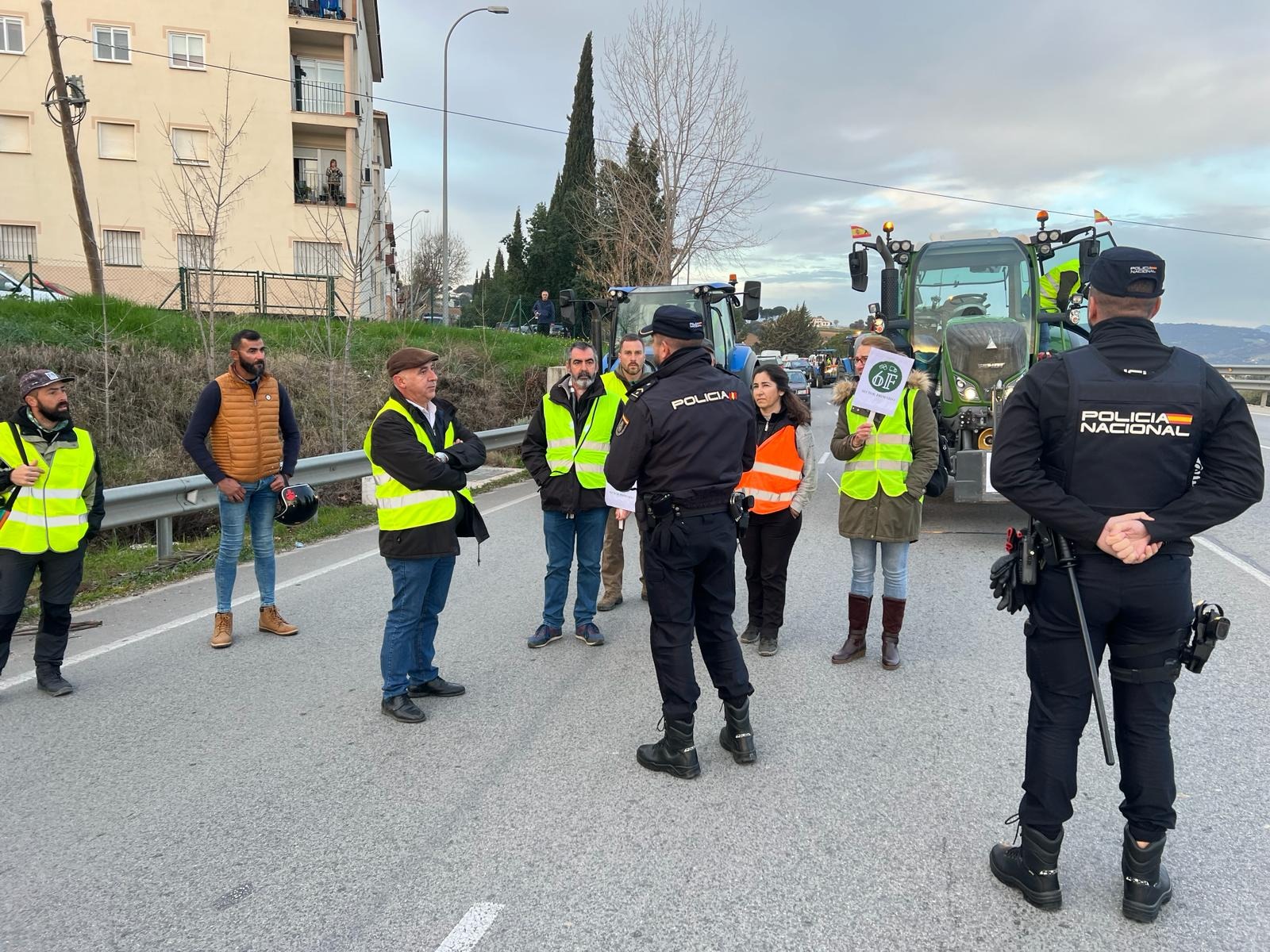Directo | Así van las protestas de los agricultores en Málaga