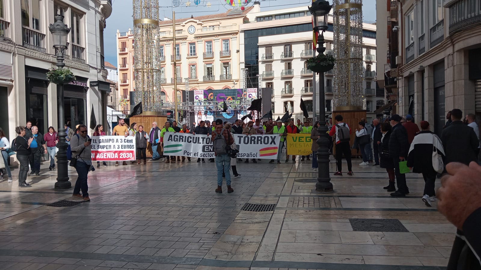 Directo | Así van las protestas de los agricultores en Málaga