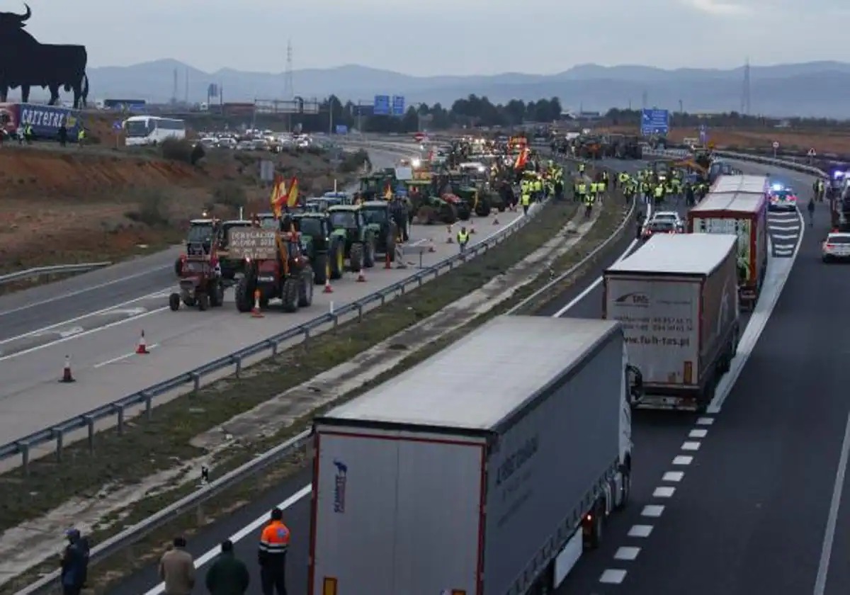 Directo | Así van las protestas de los agricultores en Málaga