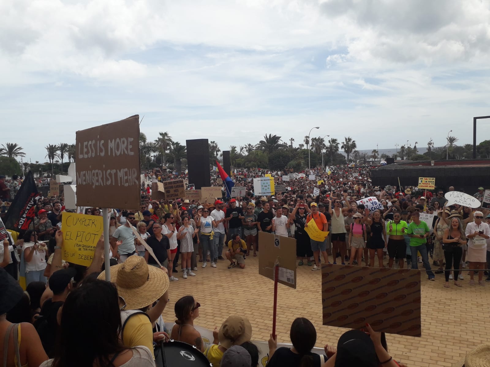 Directo: El 20A reclama un cambio en el modelo turístico