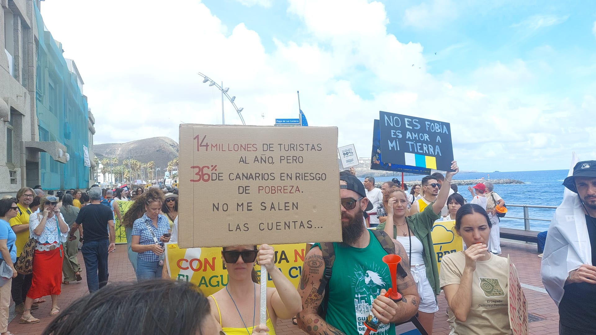 Directo: El 20A reclama un cambio en el modelo turístico