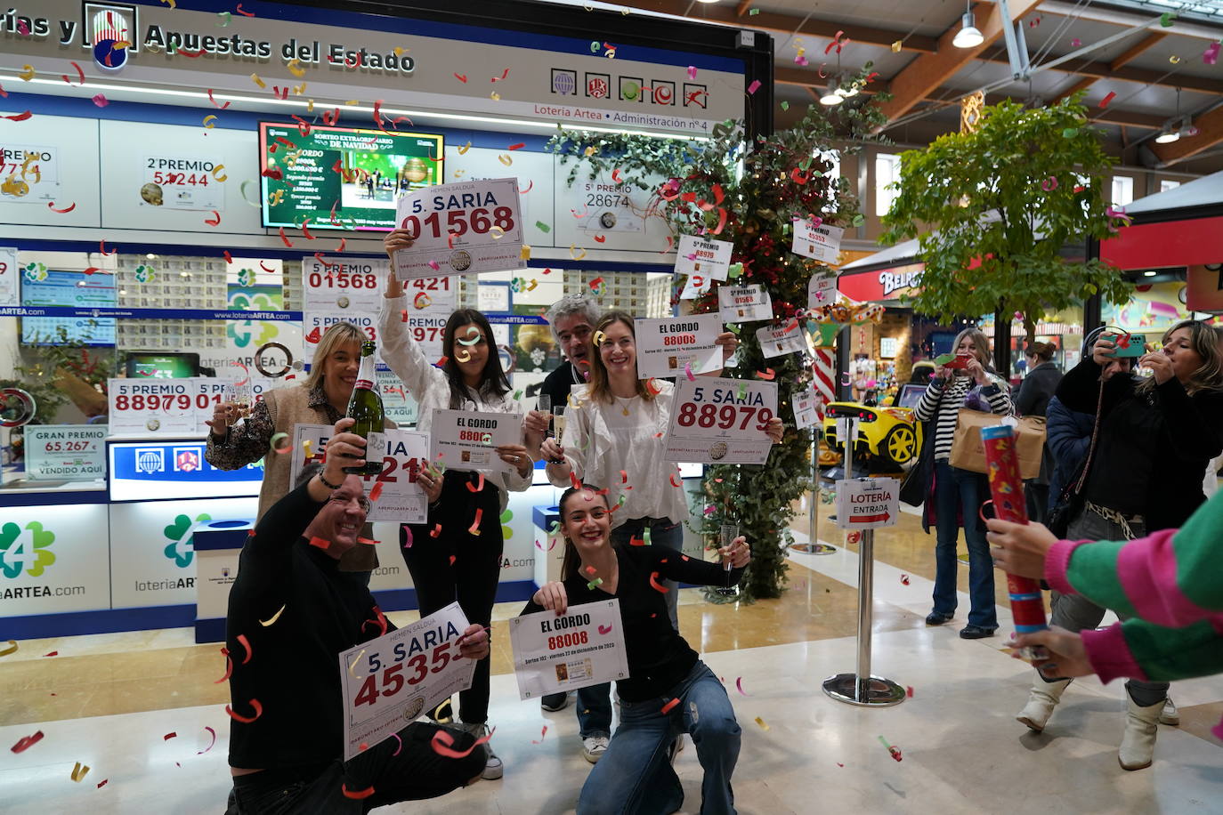 En directo TV, el sorteo de la Lotería de Navidad 2023: 88008, el Gordo más tardío de la historia, deja al menos 6 millones en Bizkaia