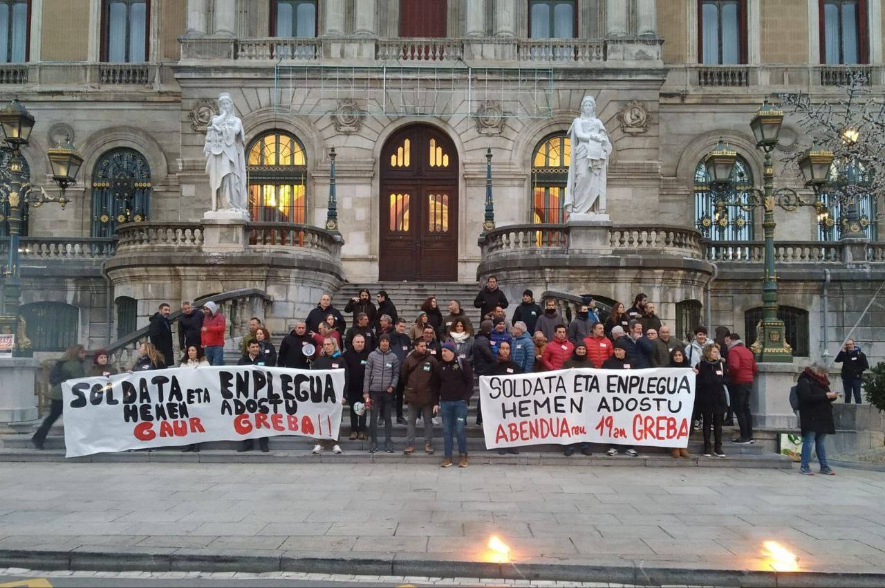 La huelga del sector público de Euskadi, en directo: arranca la ...