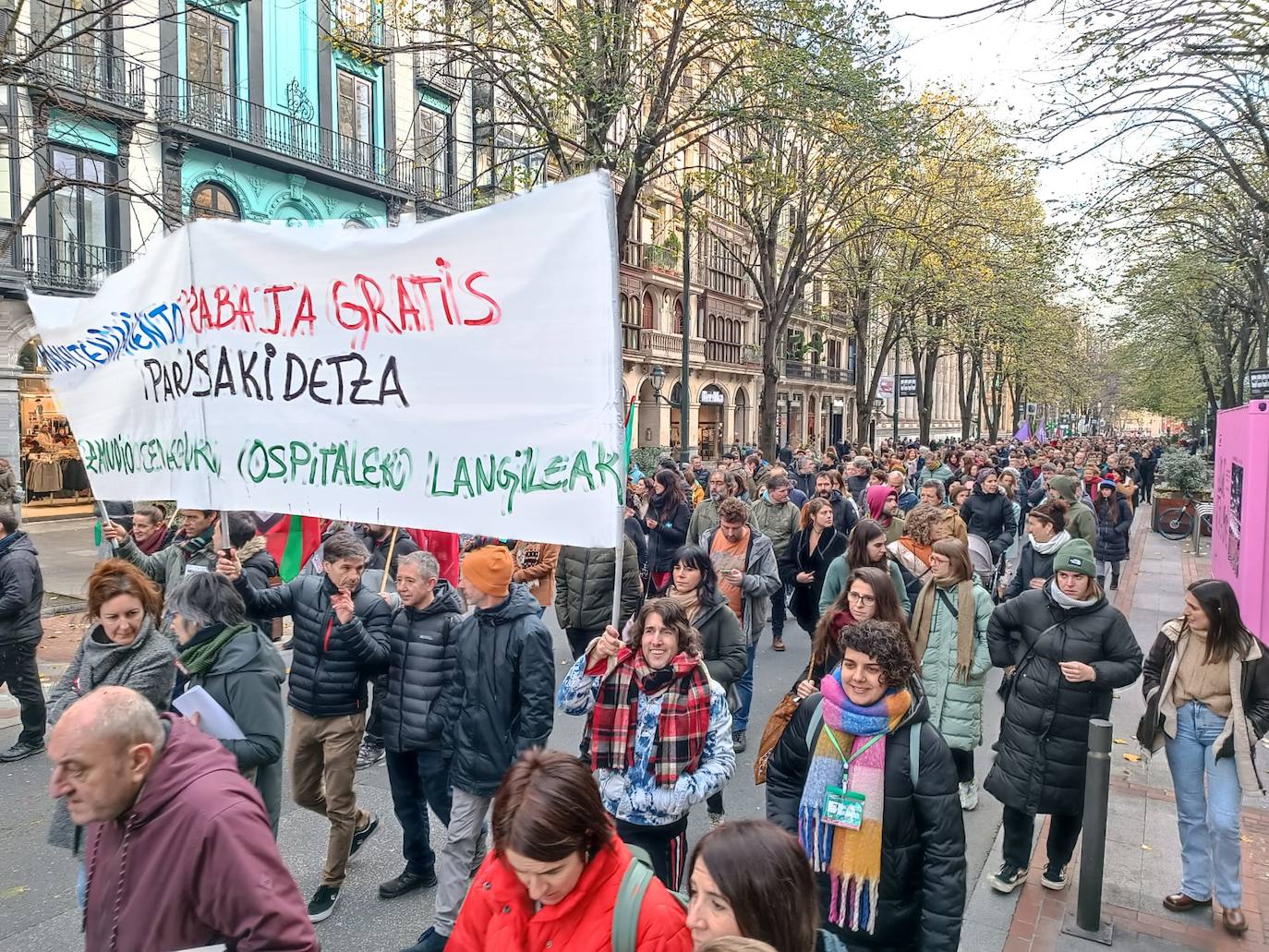 La huelga del sector público de Euskadi, en directo: arranca la ...