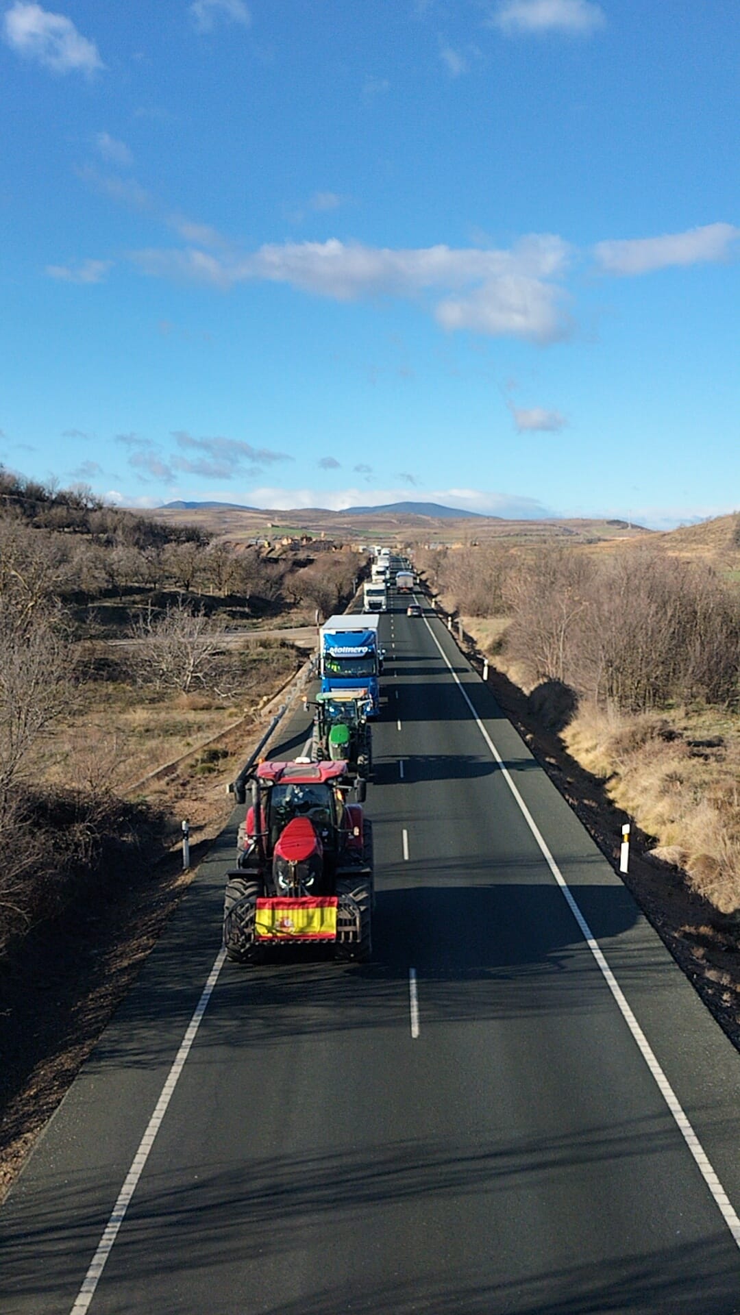 En directo: las movilizaciones del campo vuelven a las carreteras con menor intensidad