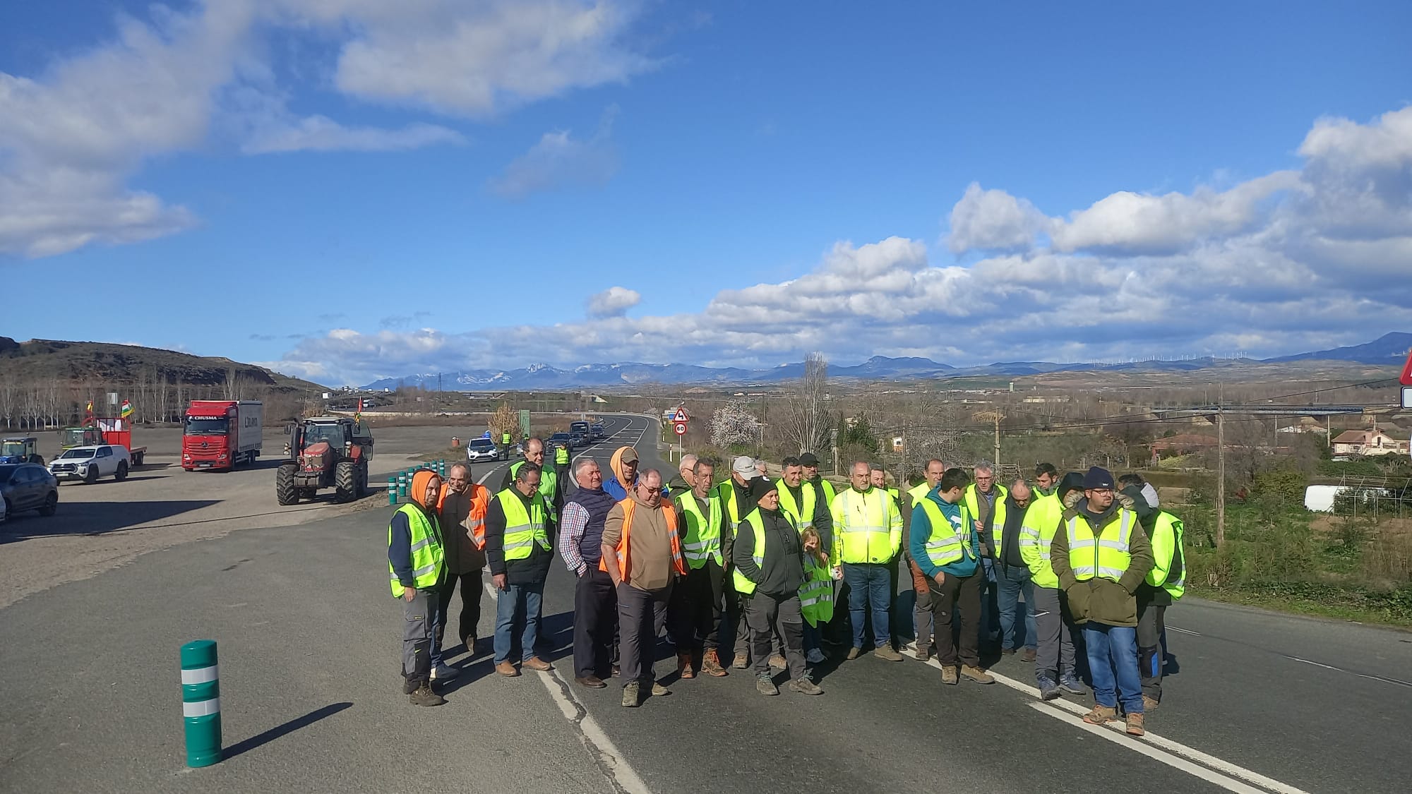 En directo: las movilizaciones del campo vuelven a las carreteras con menor intensidad