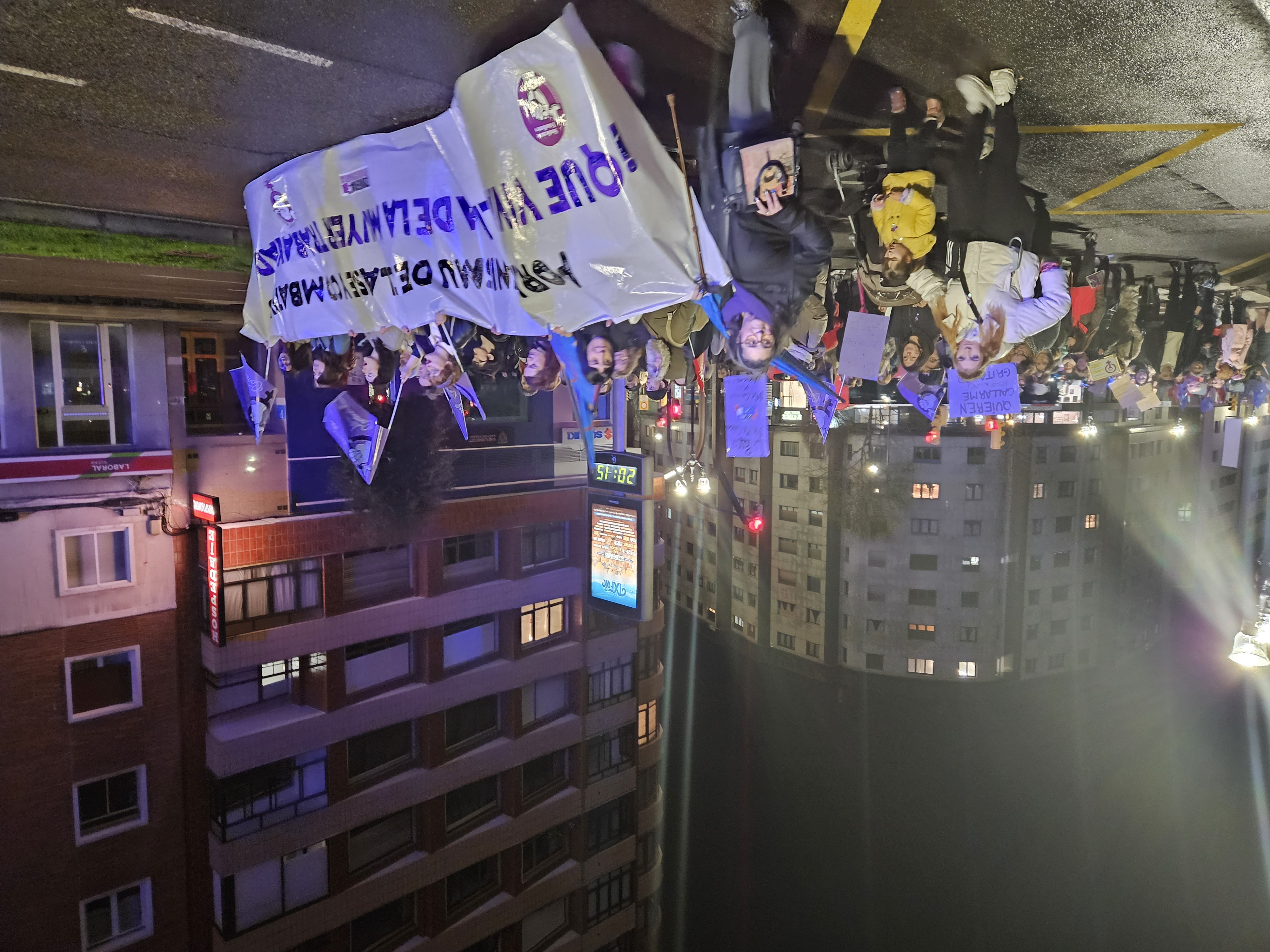 Así han sido las manifestaciones por el Día de la Mujer en Asturias