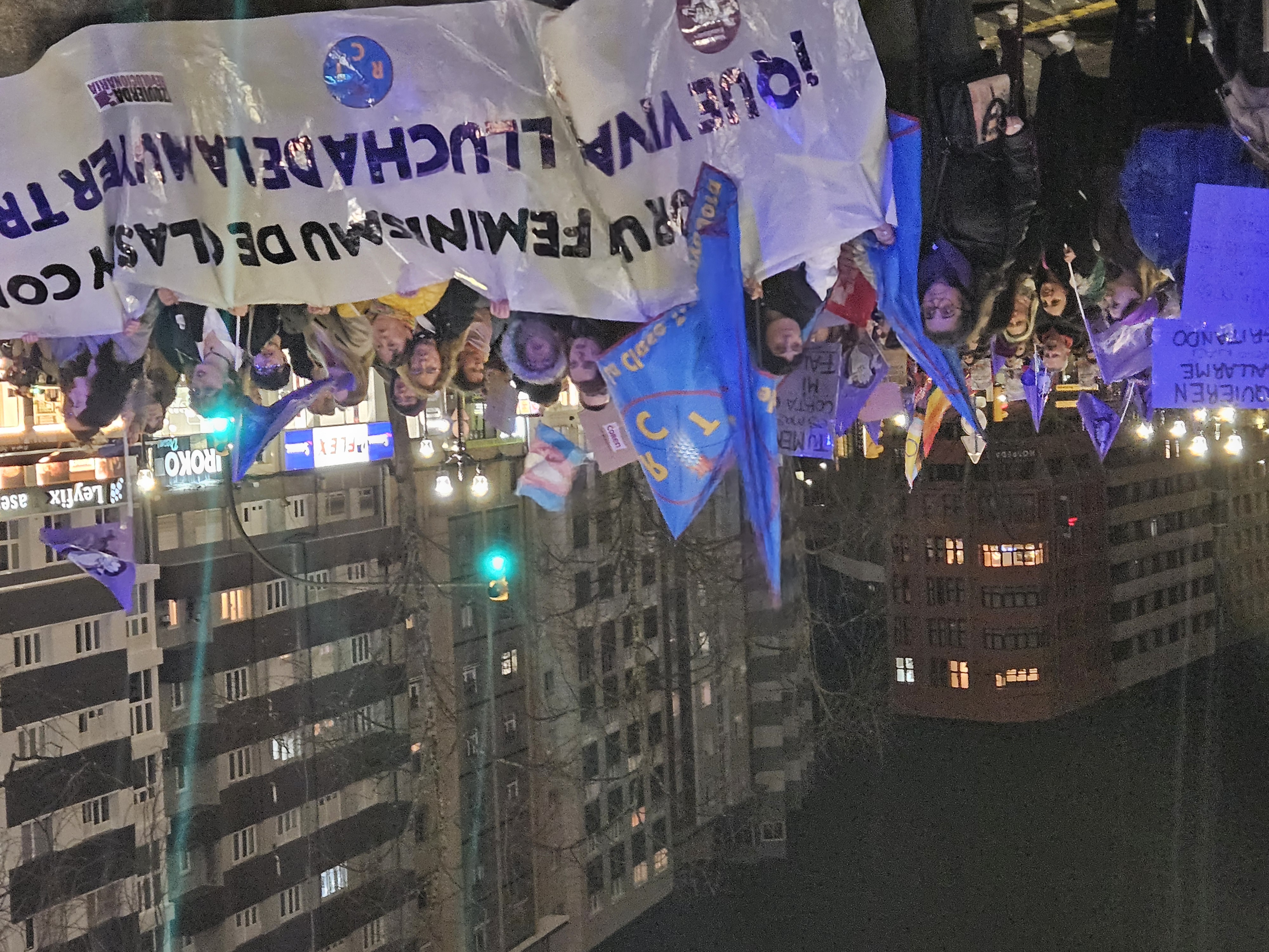 Así han sido las manifestaciones por el Día de la Mujer en Asturias