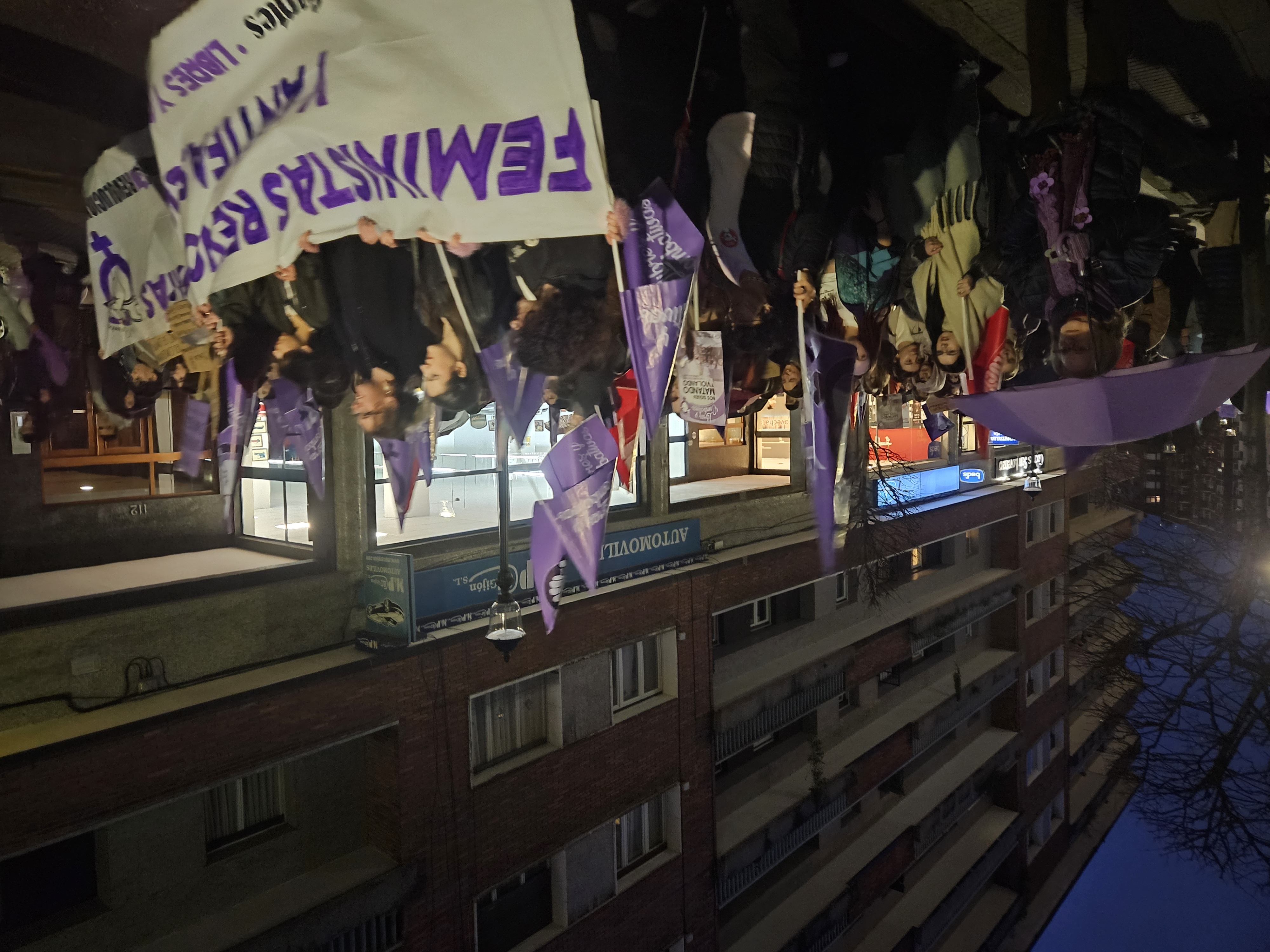 Así han sido las manifestaciones por el Día de la Mujer en Asturias