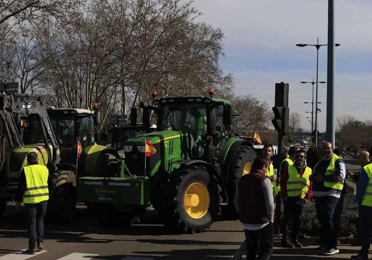 Así hemos contado las tractoradas en Salamanca, minuto a minuto