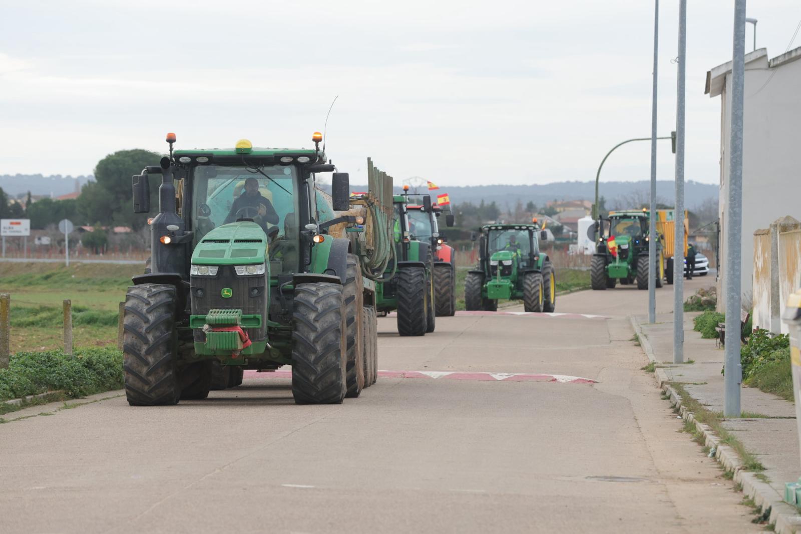 Así hemos contado las tractoradas en Salamanca, minuto a minuto