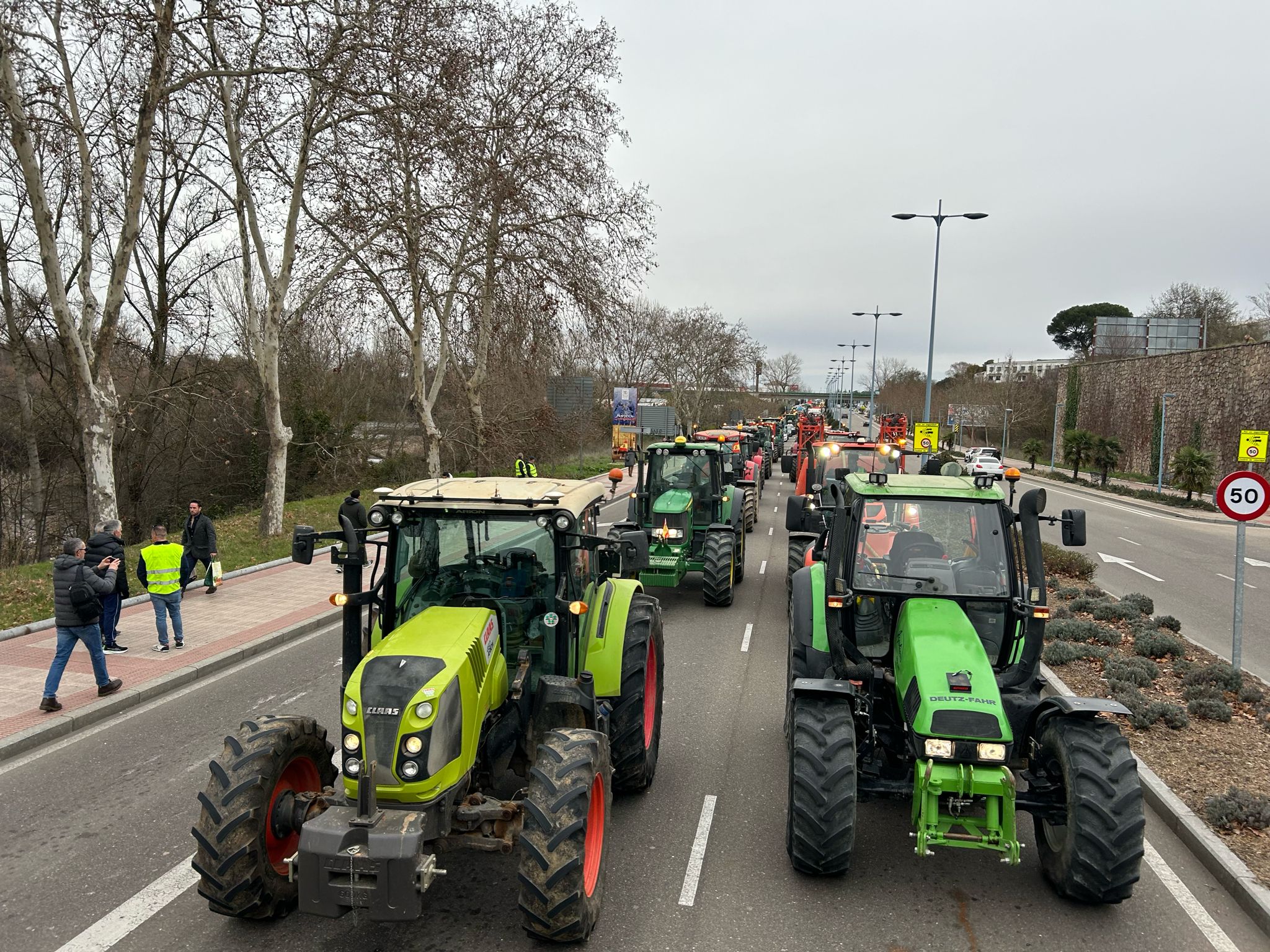 La tractorada de Salamanca este jueves, minuto a minuto