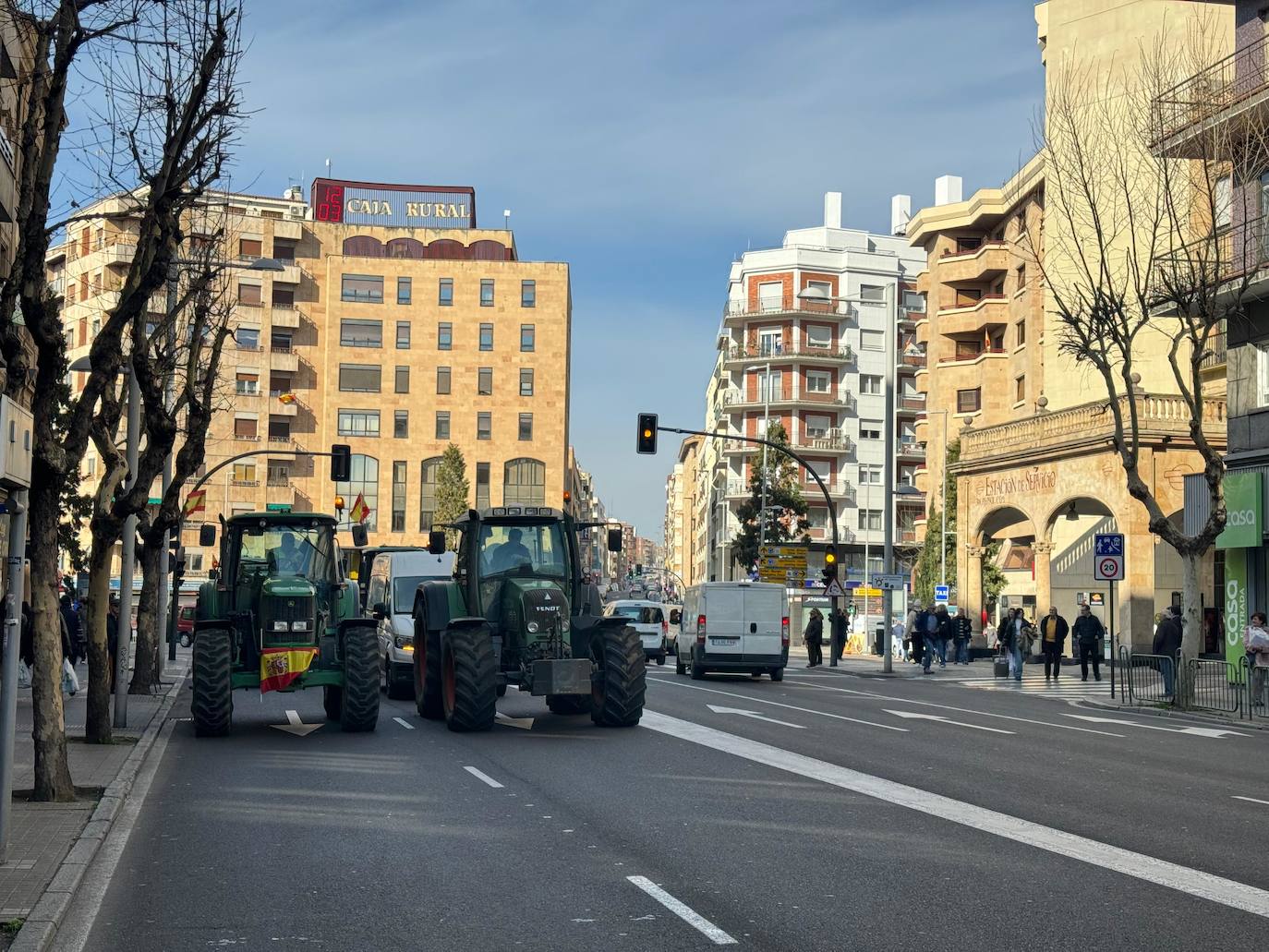 Así hemos contado las tractoradas en Salamanca, minuto a minuto