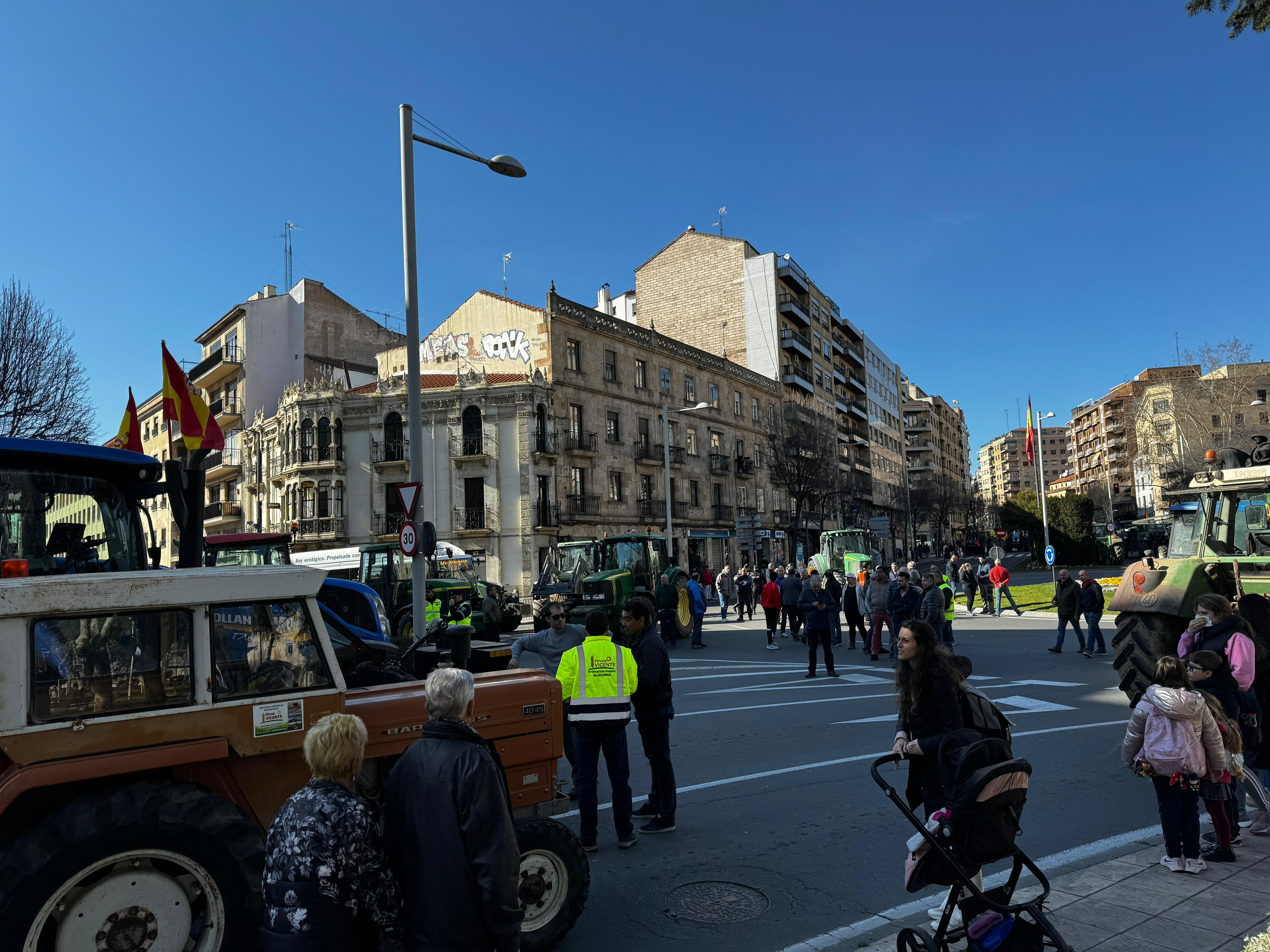 Así hemos contado las tractoradas en Salamanca, minuto a minuto