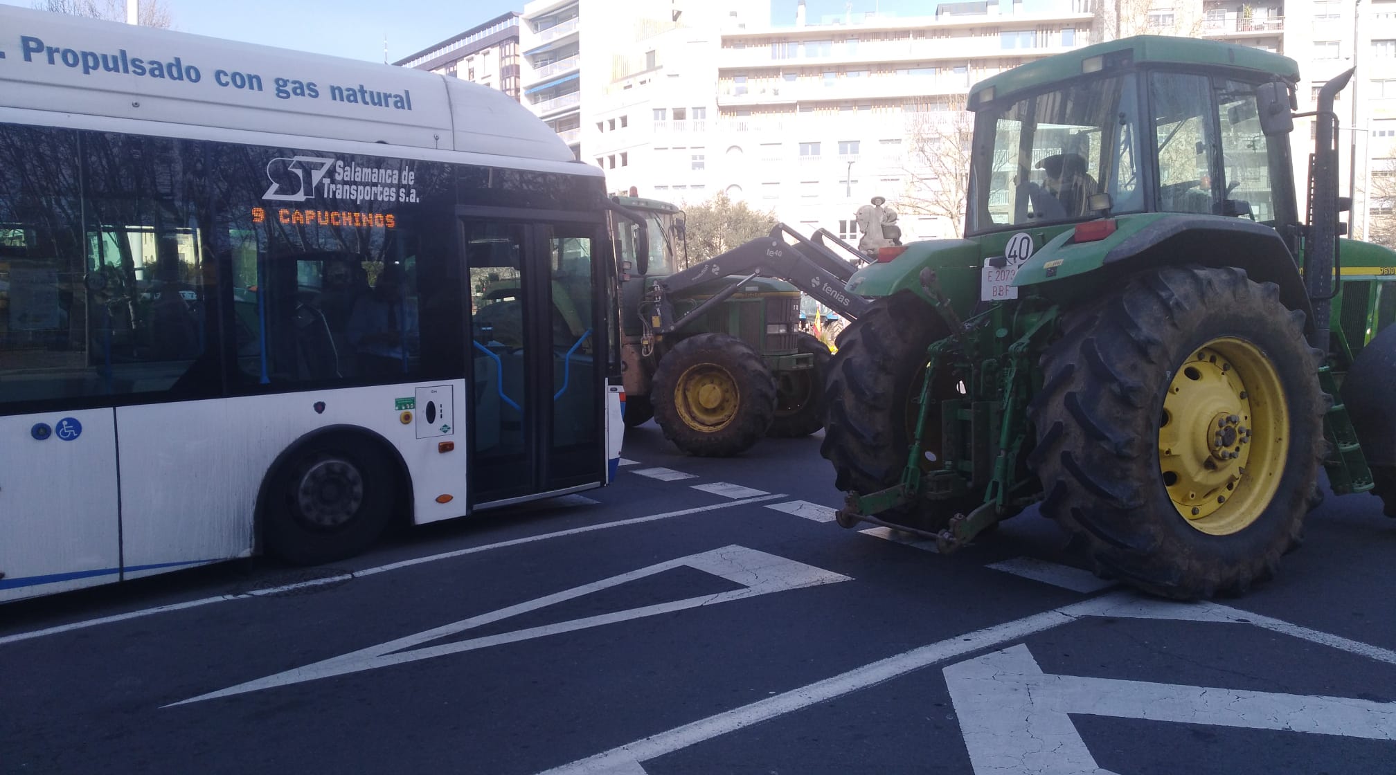 Así hemos contado las tractoradas en Salamanca, minuto a minuto
