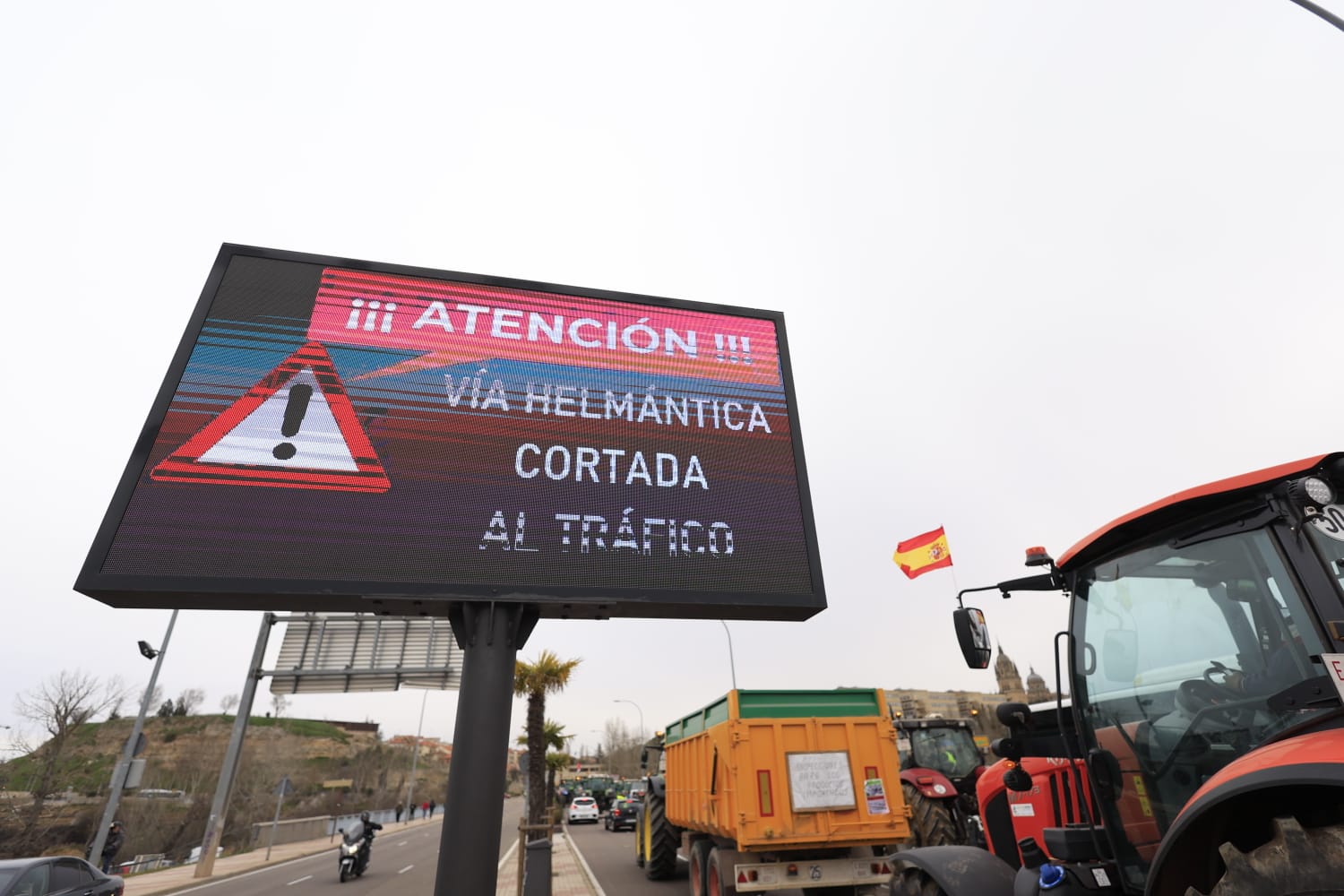 La tractorada de Salamanca este jueves, minuto a minuto
