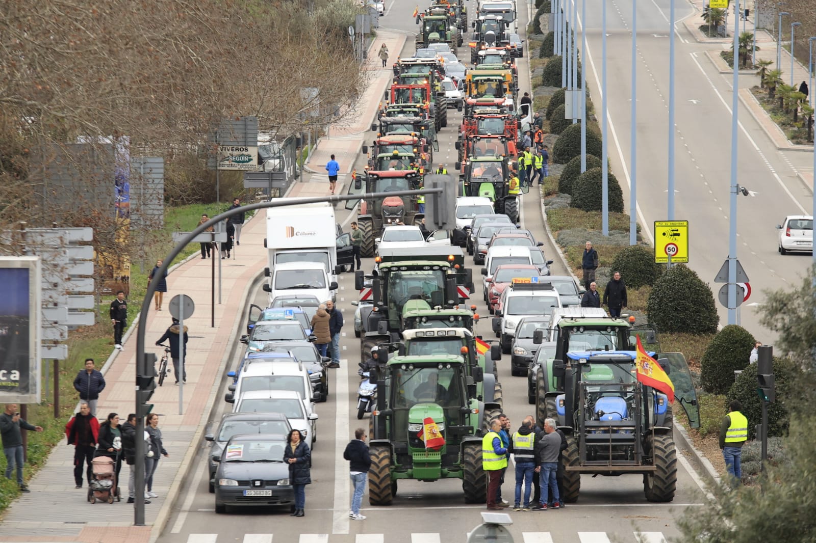 La tractorada de Salamanca este jueves, minuto a minuto