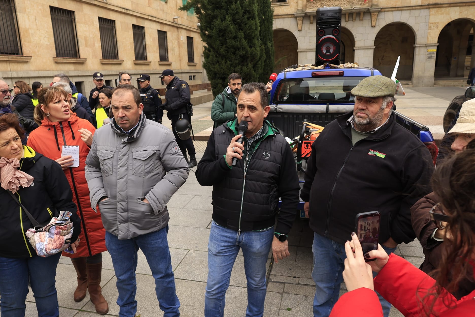 La tractorada de Salamanca este jueves, minuto a minuto