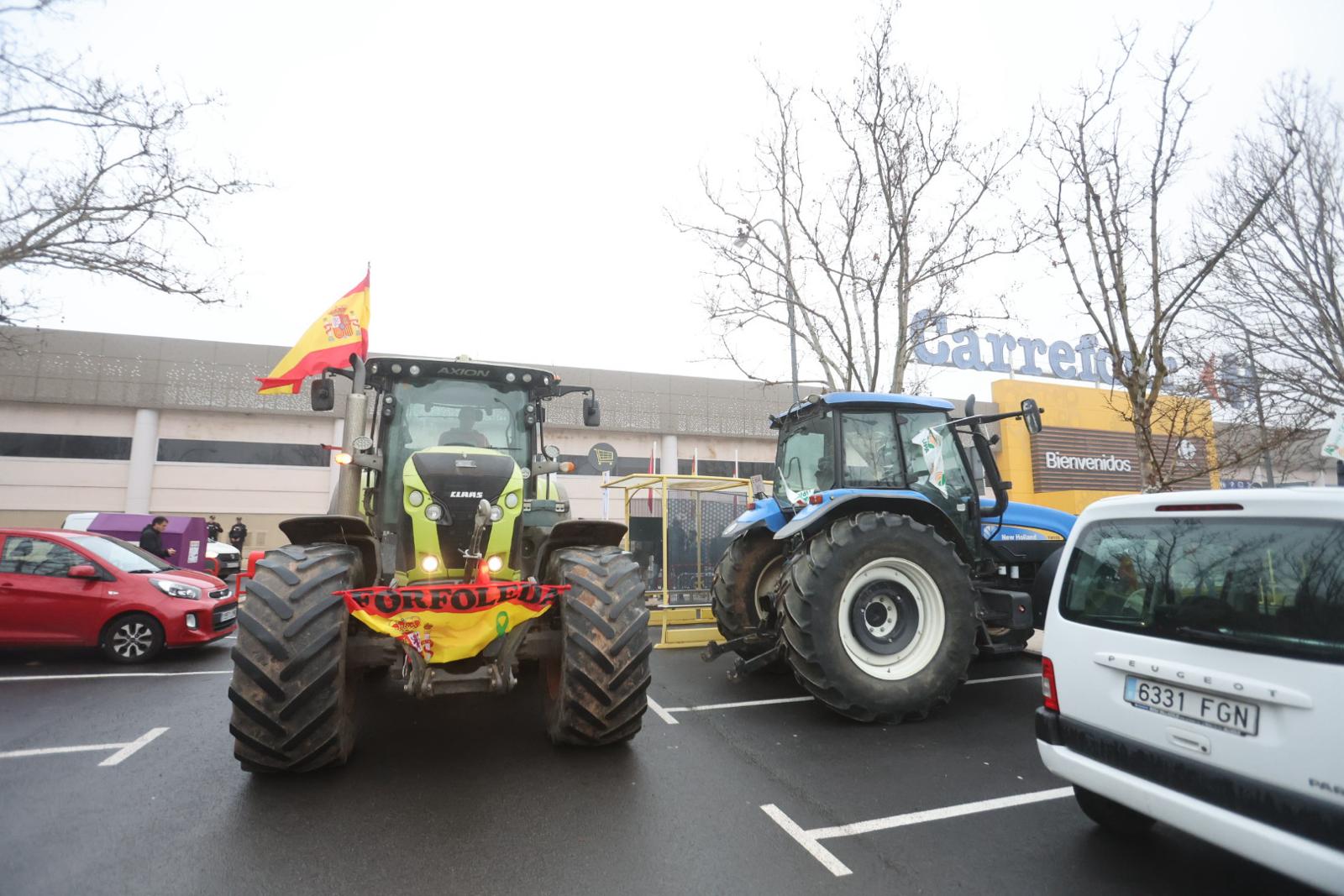 La tractorada de Salamanca este miércoles, minuto a minuto