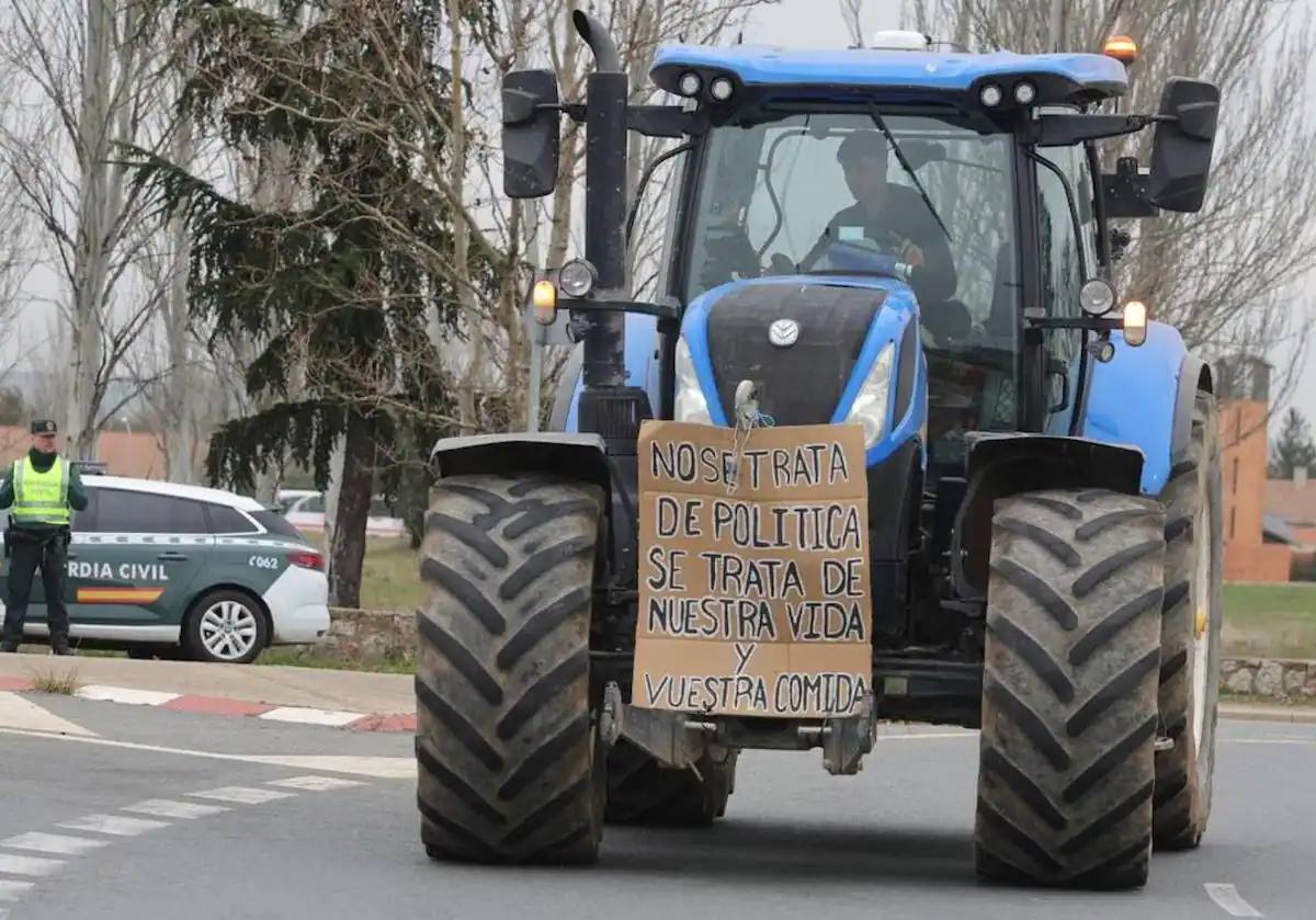 La tractorada de Salamanca este jueves, minuto a minuto
