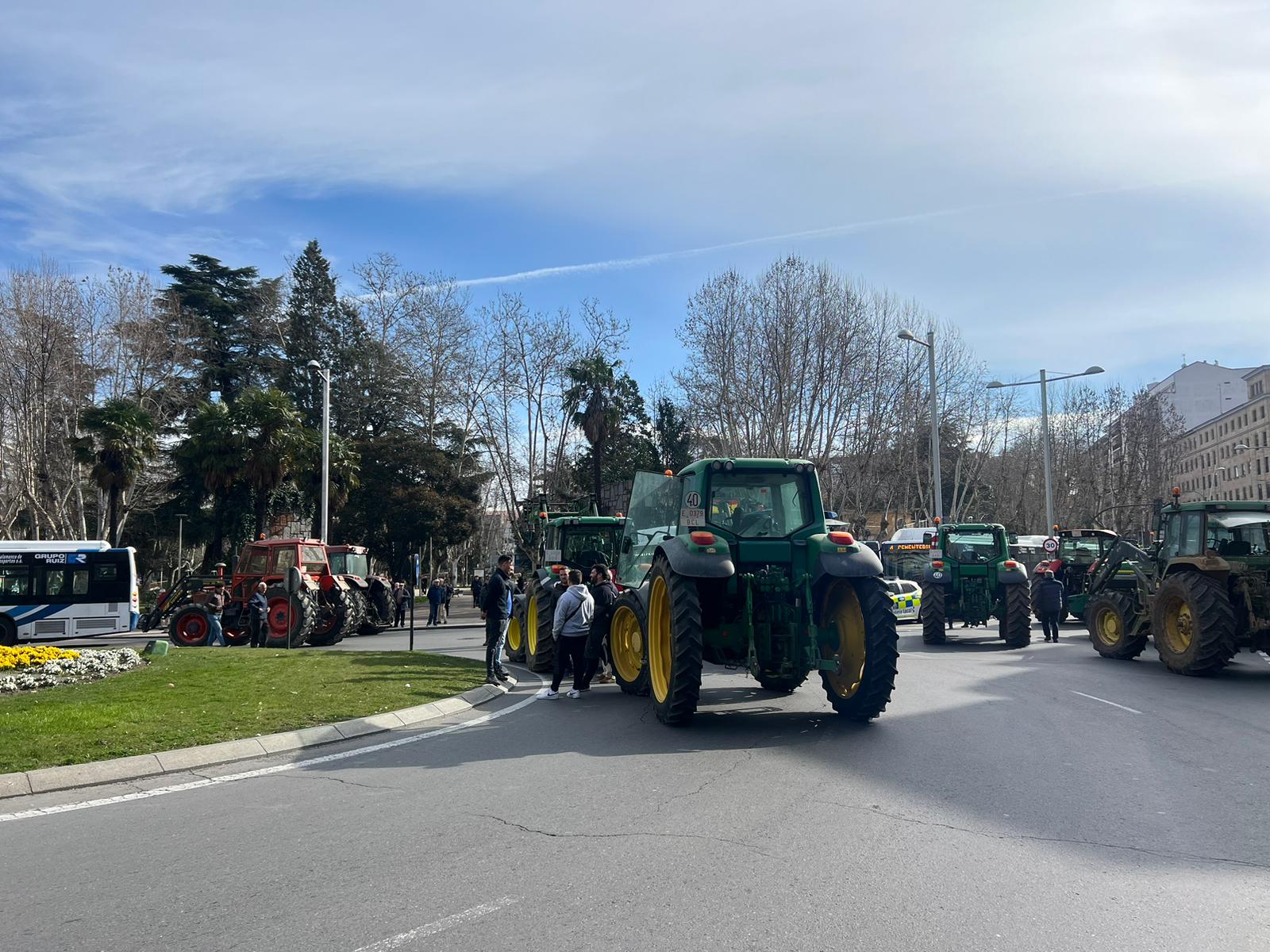 Así hemos contado las tractoradas en Salamanca, minuto a minuto