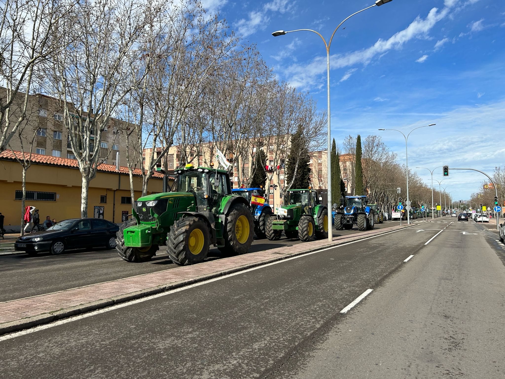 Así te hemos contado en directo las protestas agrarias de hoy miércoles en Salamanca
