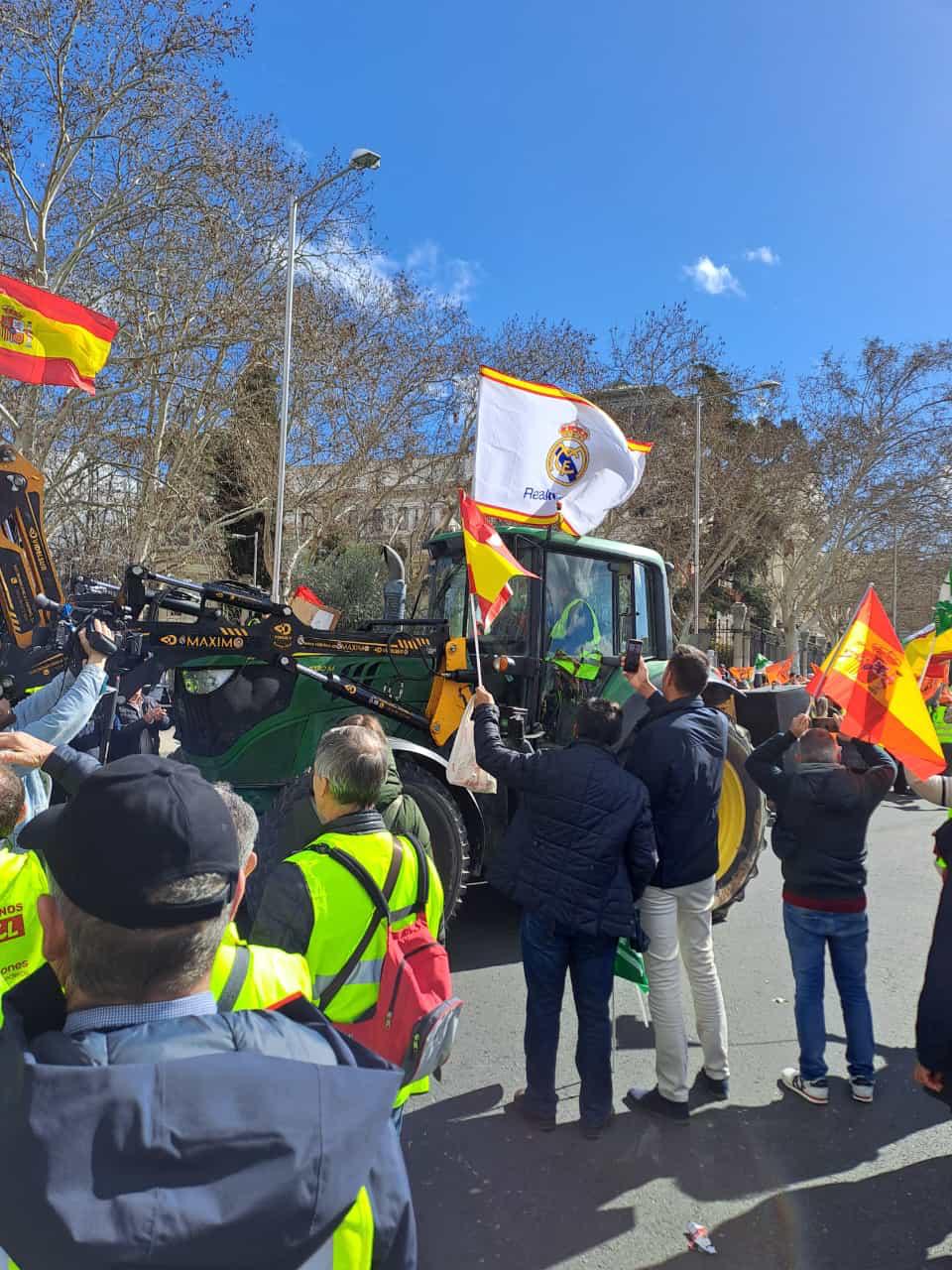 Así hemos contado la protesta de los agricultores en Madrid: más de 600 agricultores de Salamanca en la capital
