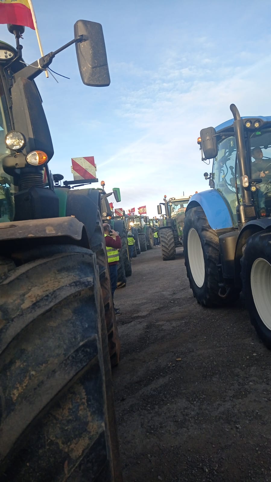 Sigue en directo y desde dentro la tractorada en Madrid