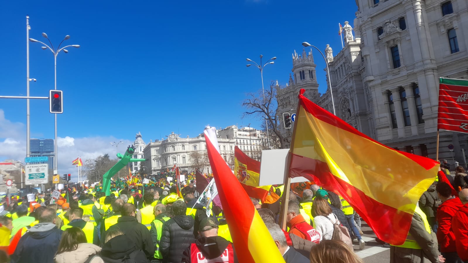Así hemos contado la protesta de los agricultores en Madrid: más de 600 agricultores de Salamanca en la capital