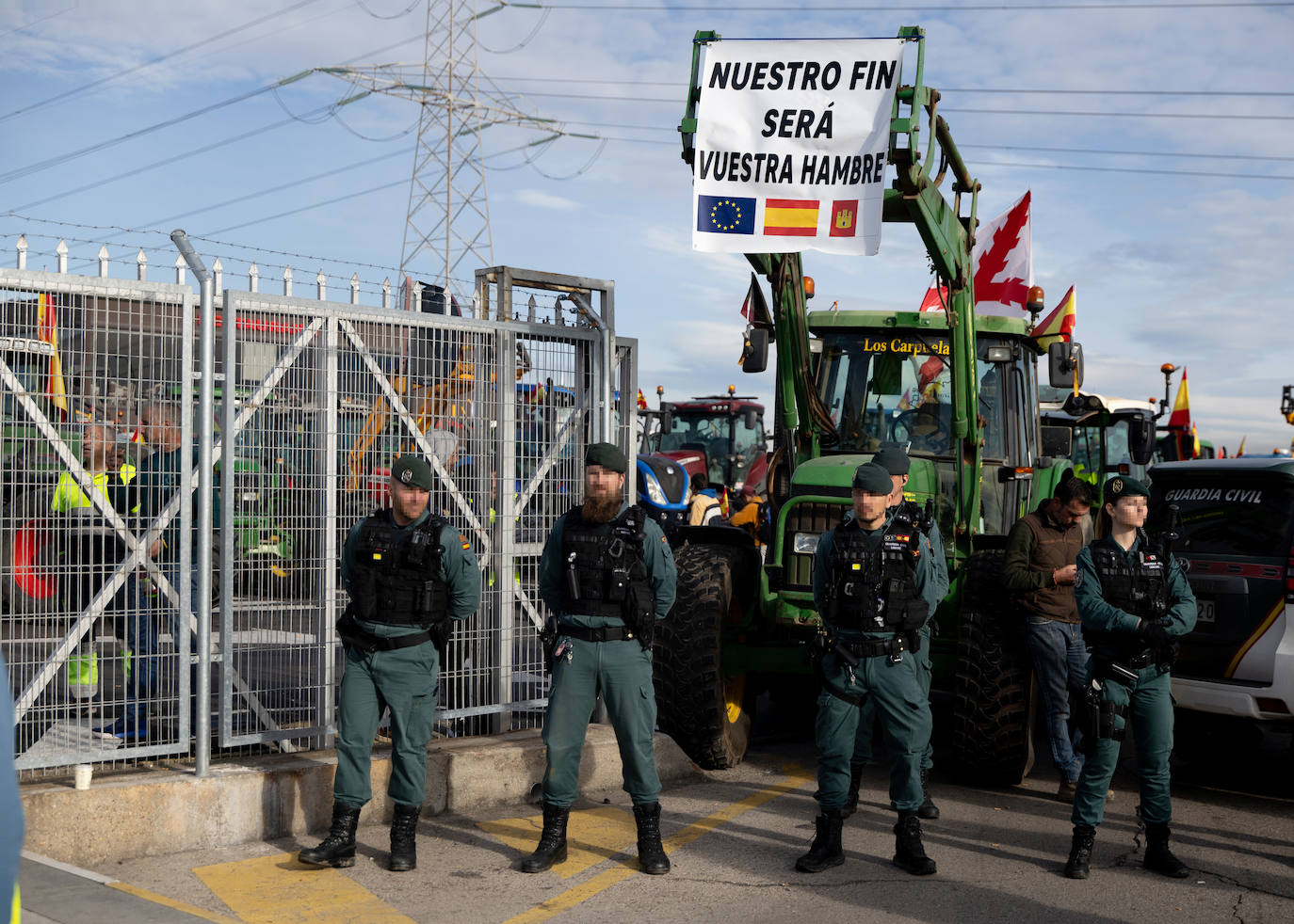 Sigue en directo y desde dentro la tractorada en Madrid