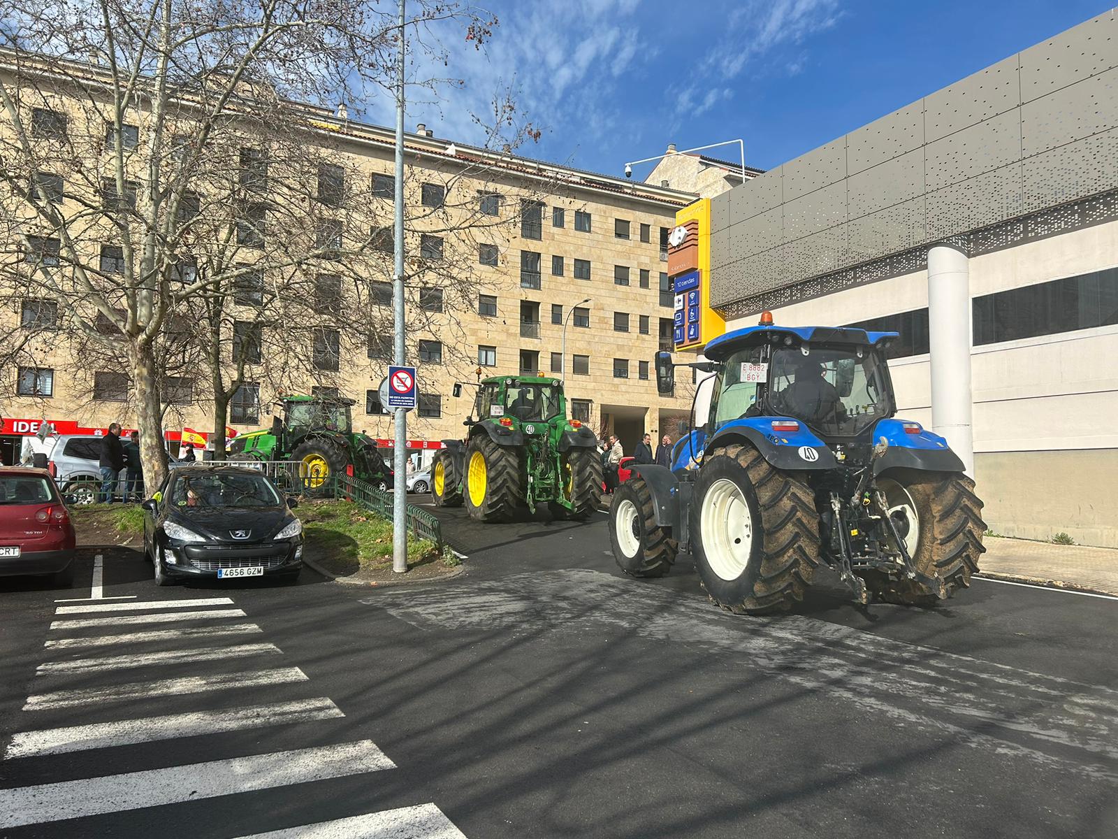 Así te hemos contado en directo las protestas agrarias de hoy miércoles en Salamanca