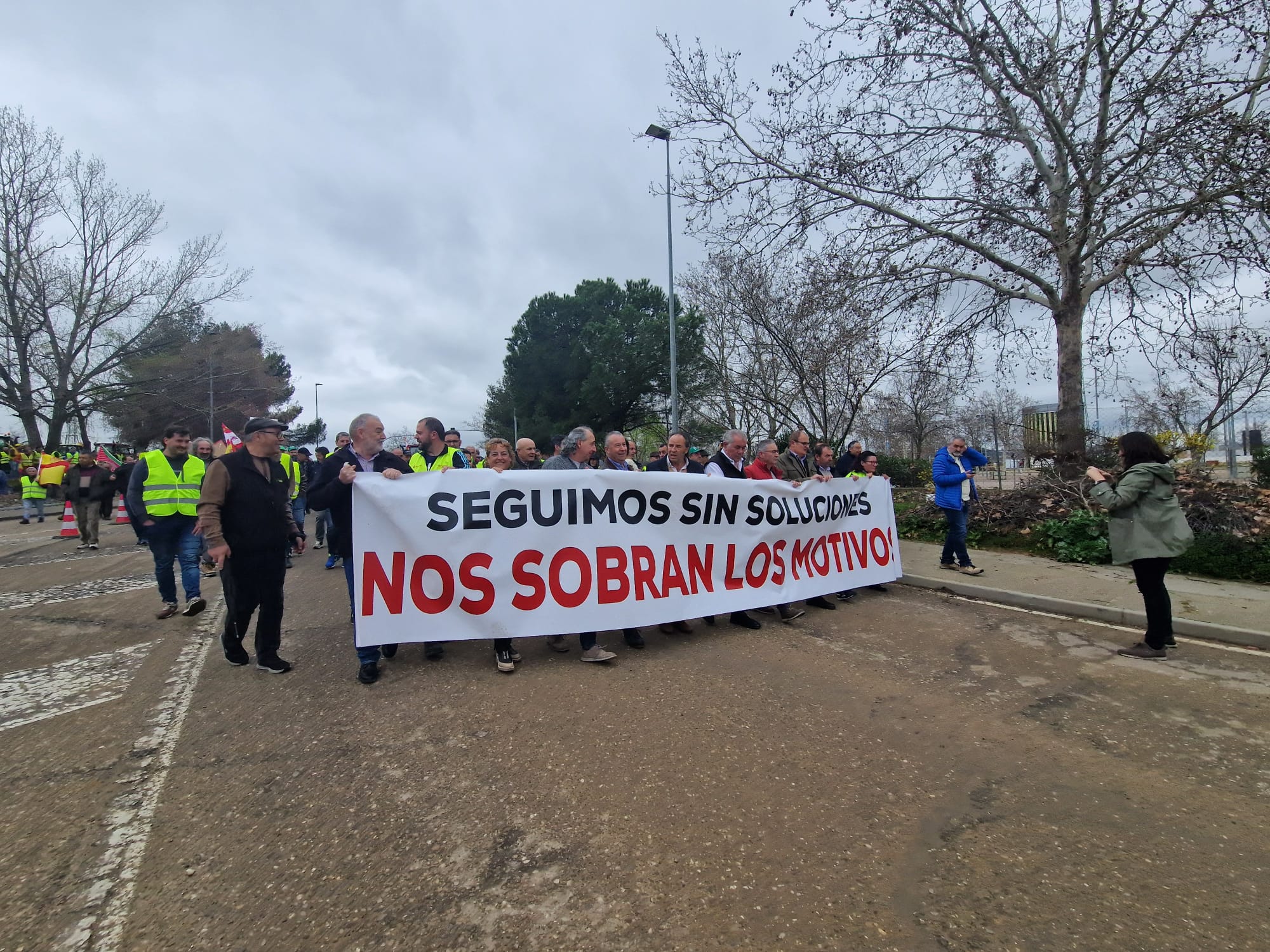 Así te contamos una nueva protesta del campo en Valladolid