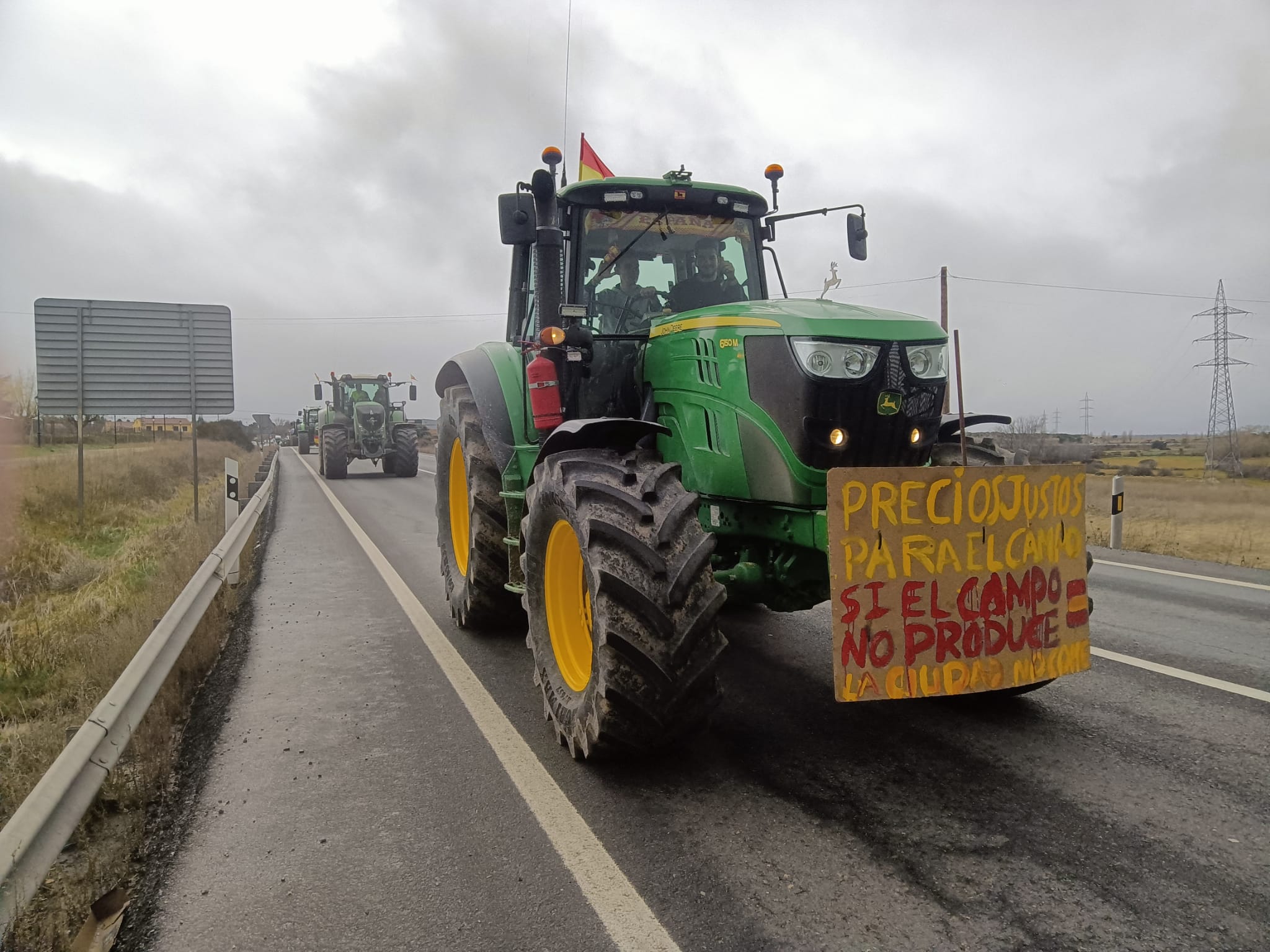 Así ha sido el viernes de tractoradas en la provincia de Segovia