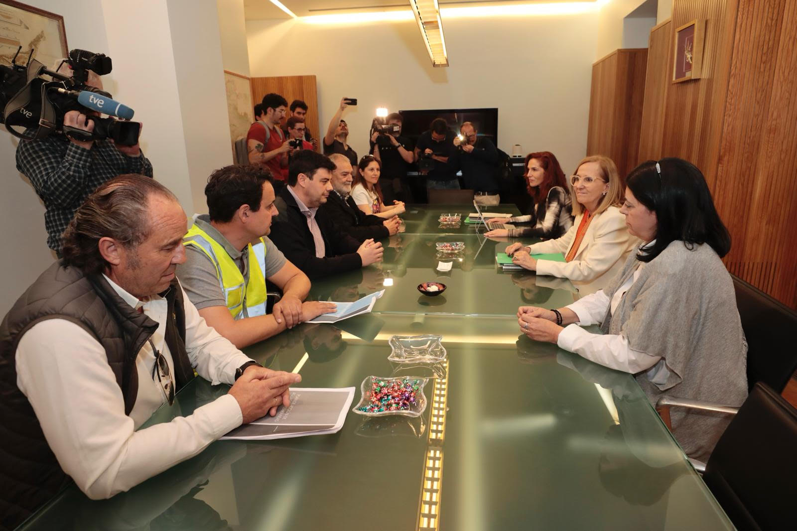 La tractorada llega al final del recorrido, la consejería de Agricultura