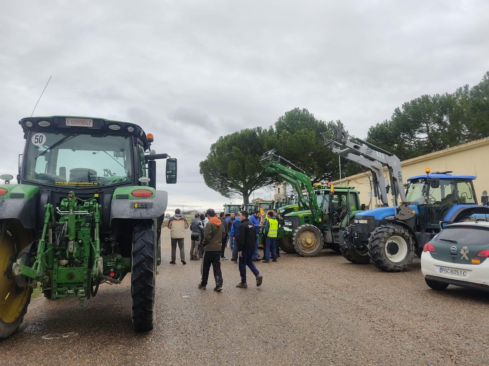 Así ha sido el viernes de tractoradas en la provincia de Segovia