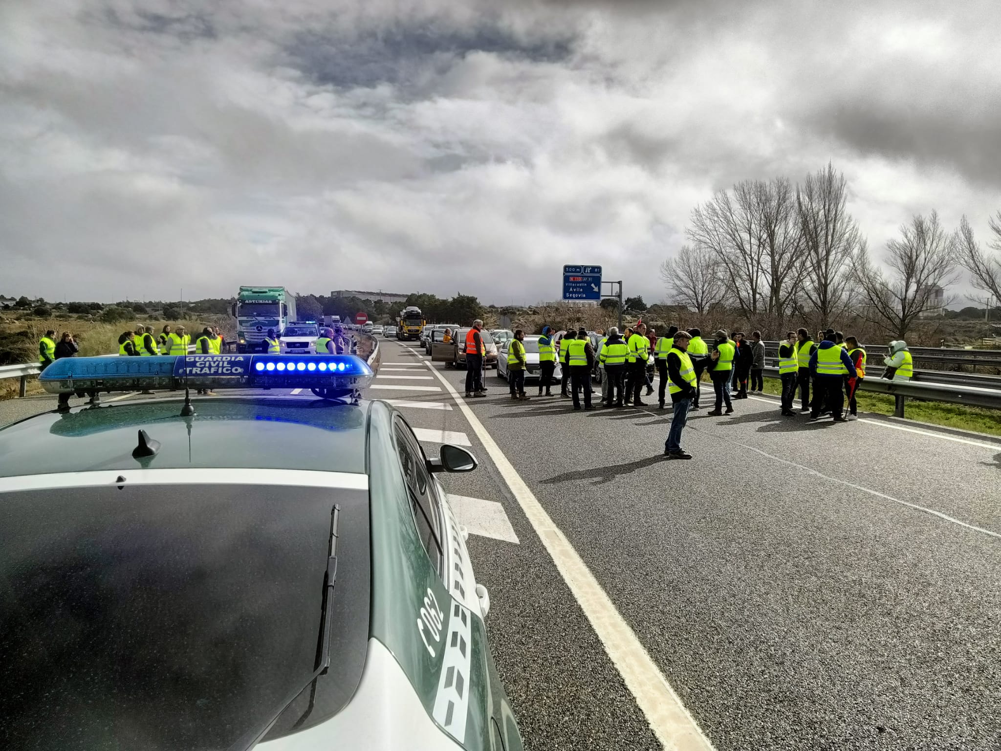 Así ha sido el viernes de tractoradas en la provincia de Segovia