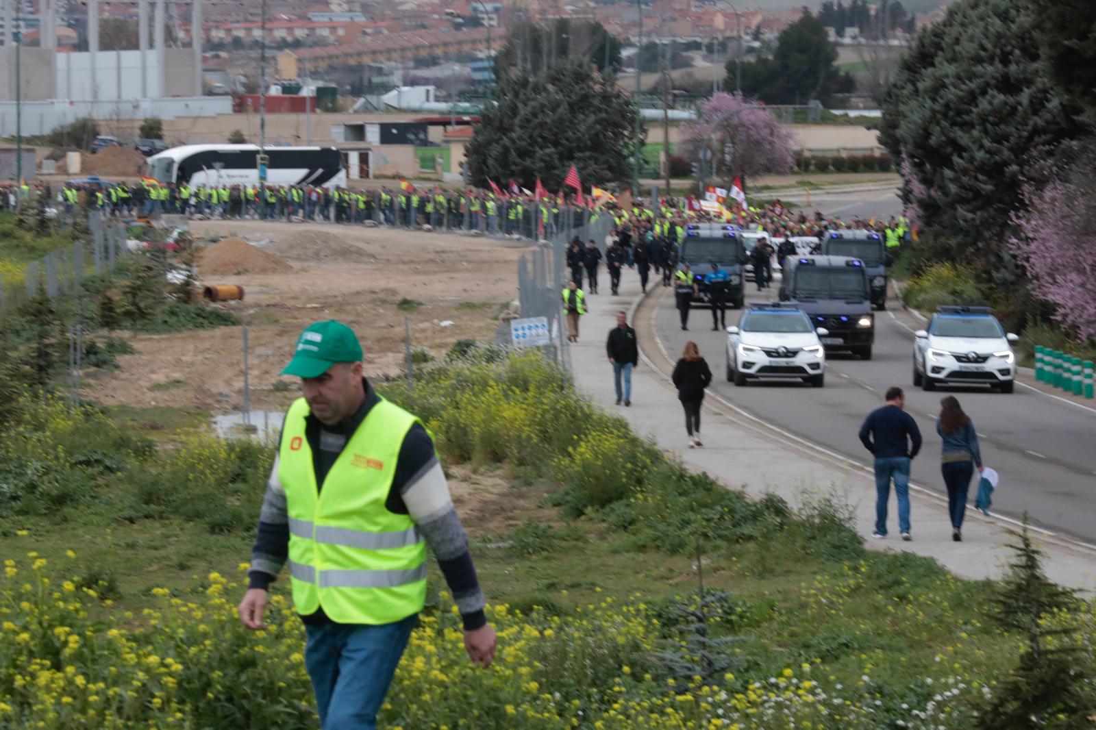 Así te contamos una nueva protesta del campo en Valladolid