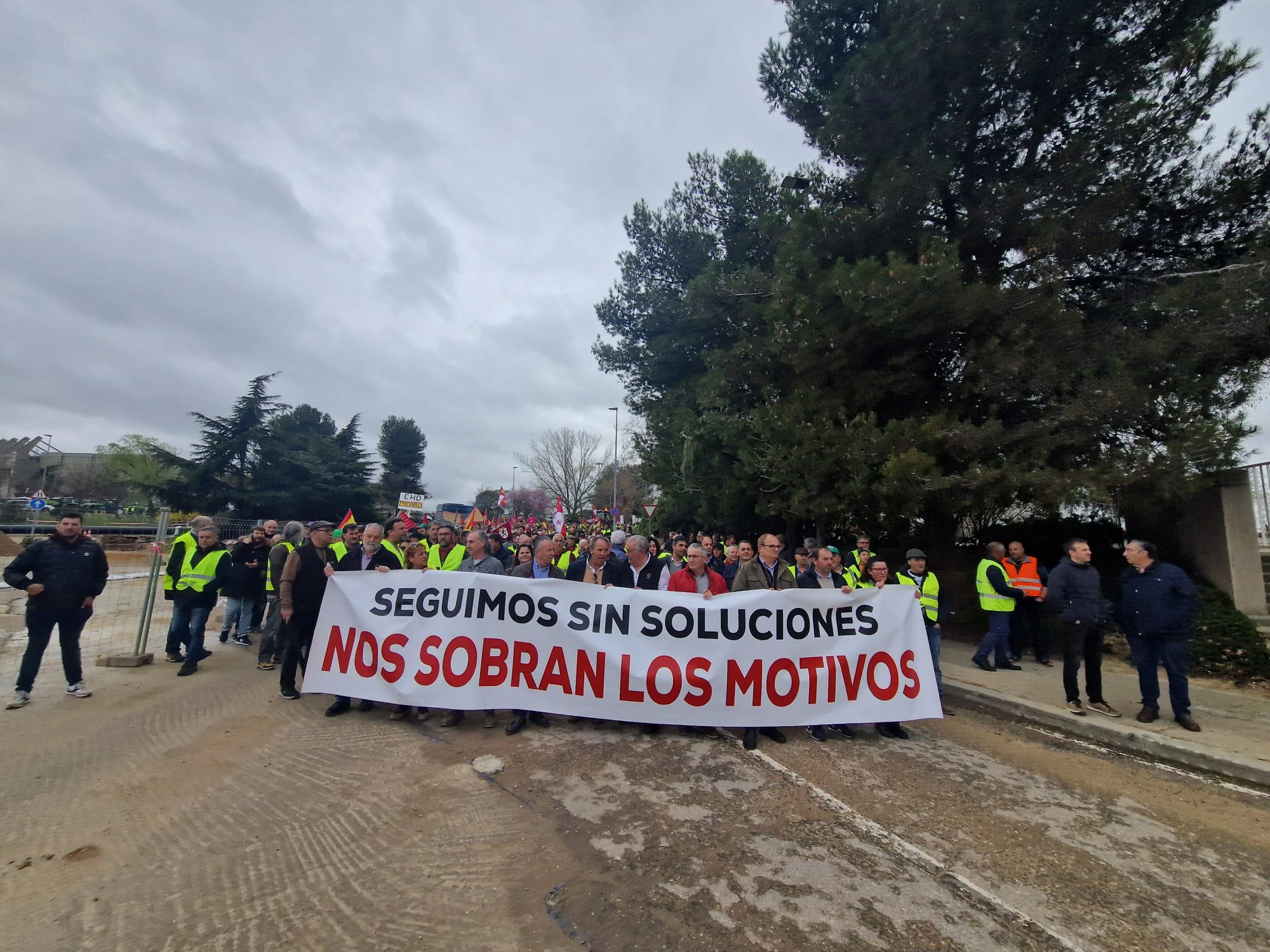 Así te contamos una nueva protesta del campo en Valladolid