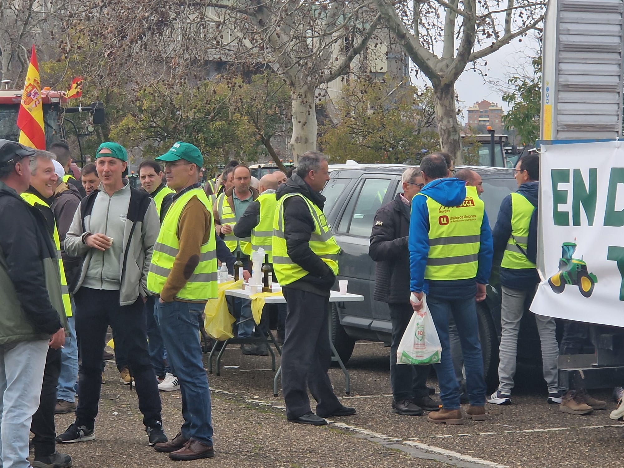 Así te contamos una nueva protesta del campo en Valladolid