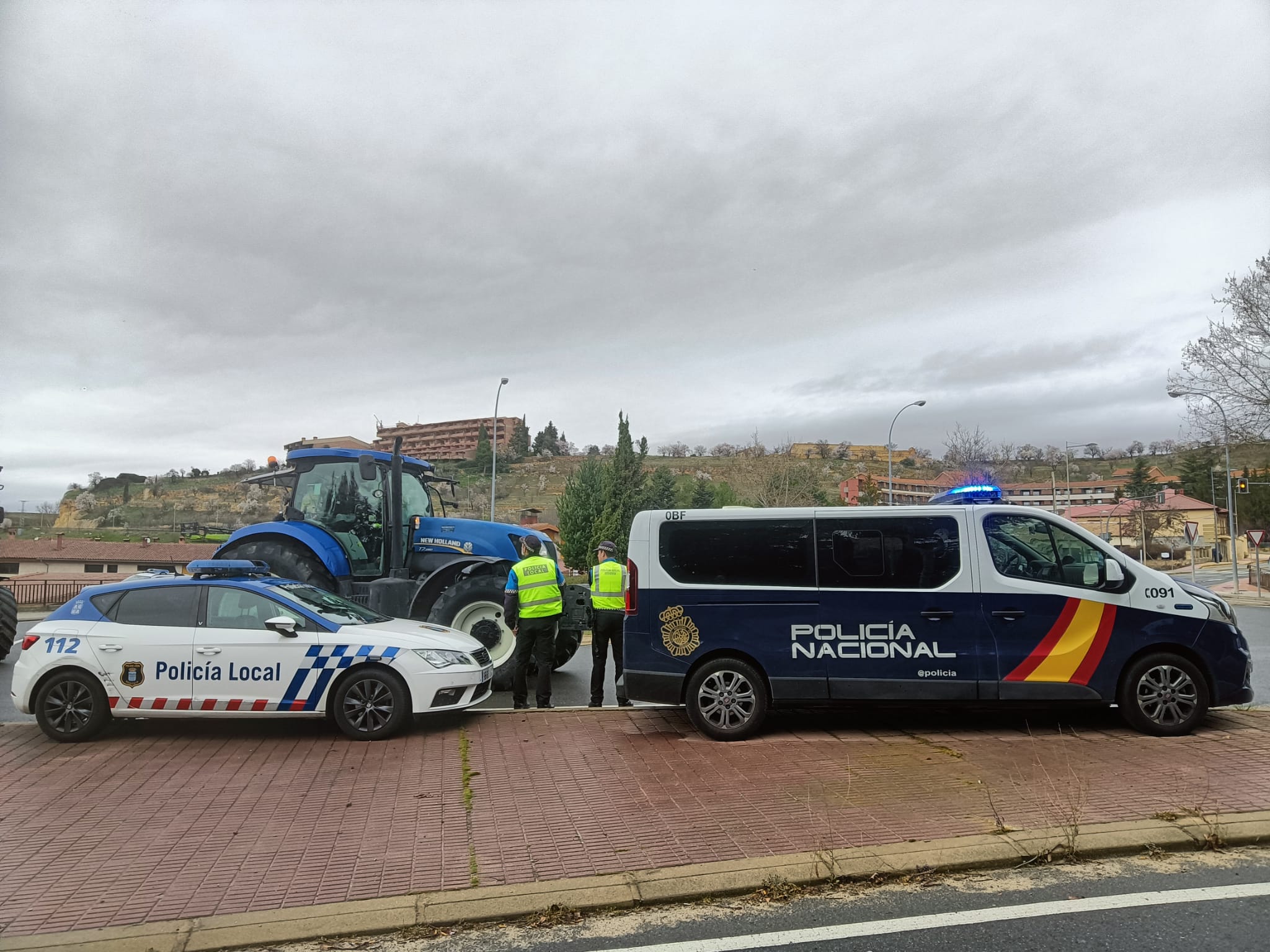 Así ha sido el viernes de tractoradas en la provincia de Segovia