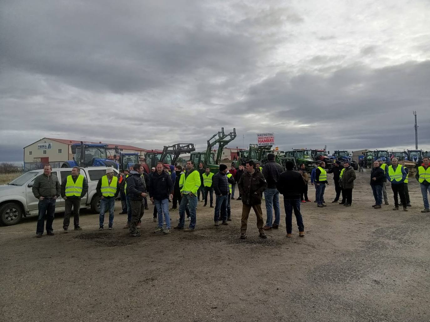 Así ha sido el viernes de tractoradas en la provincia de Segovia