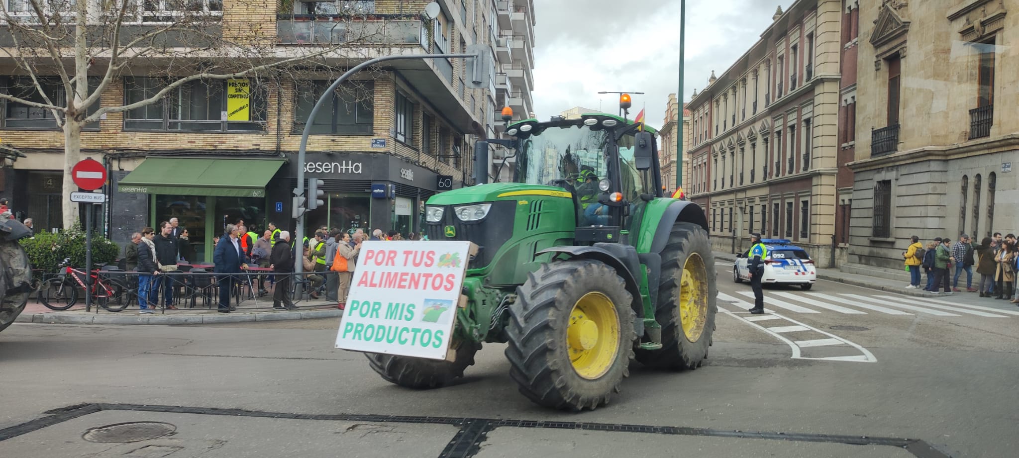 Así te contamos una nueva protesta del campo en Valladolid