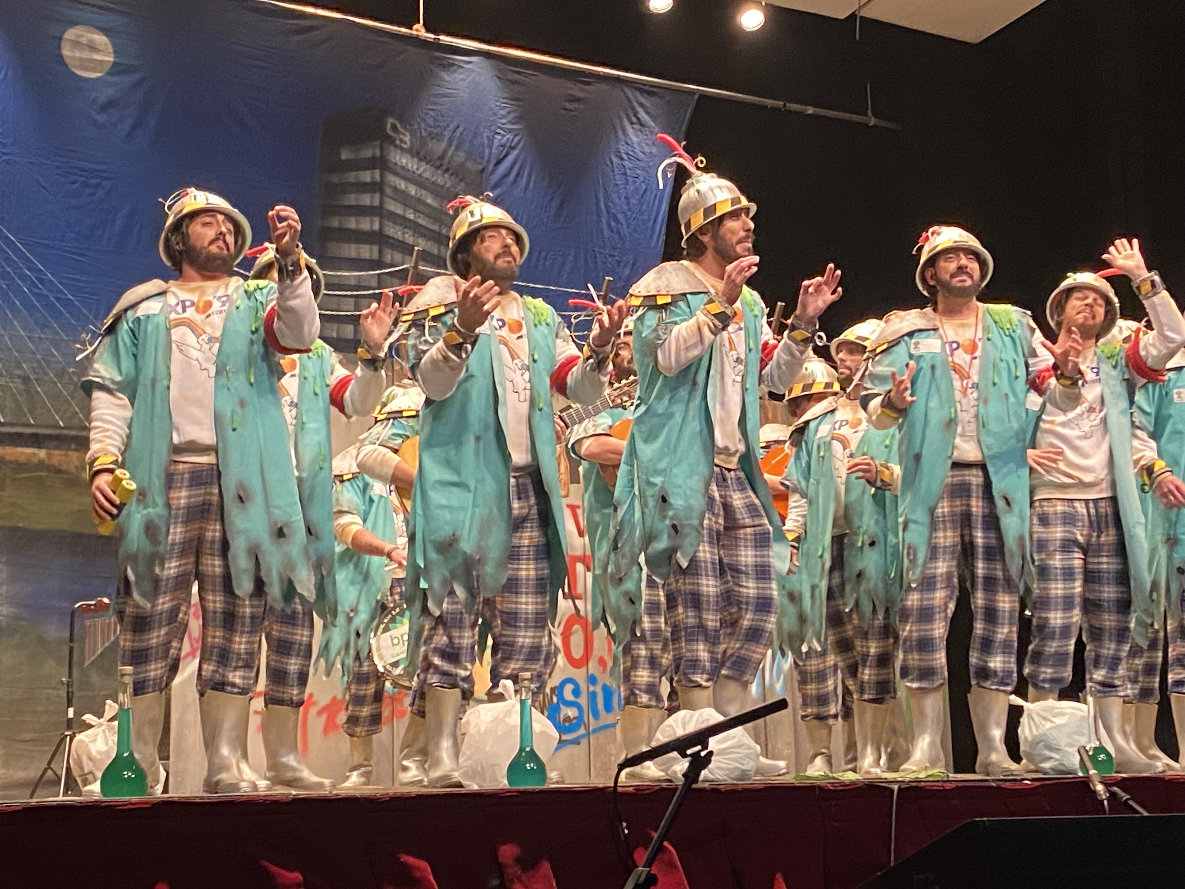 Los Mirinda, ganadores del Concurso de Murgas de Badajoz