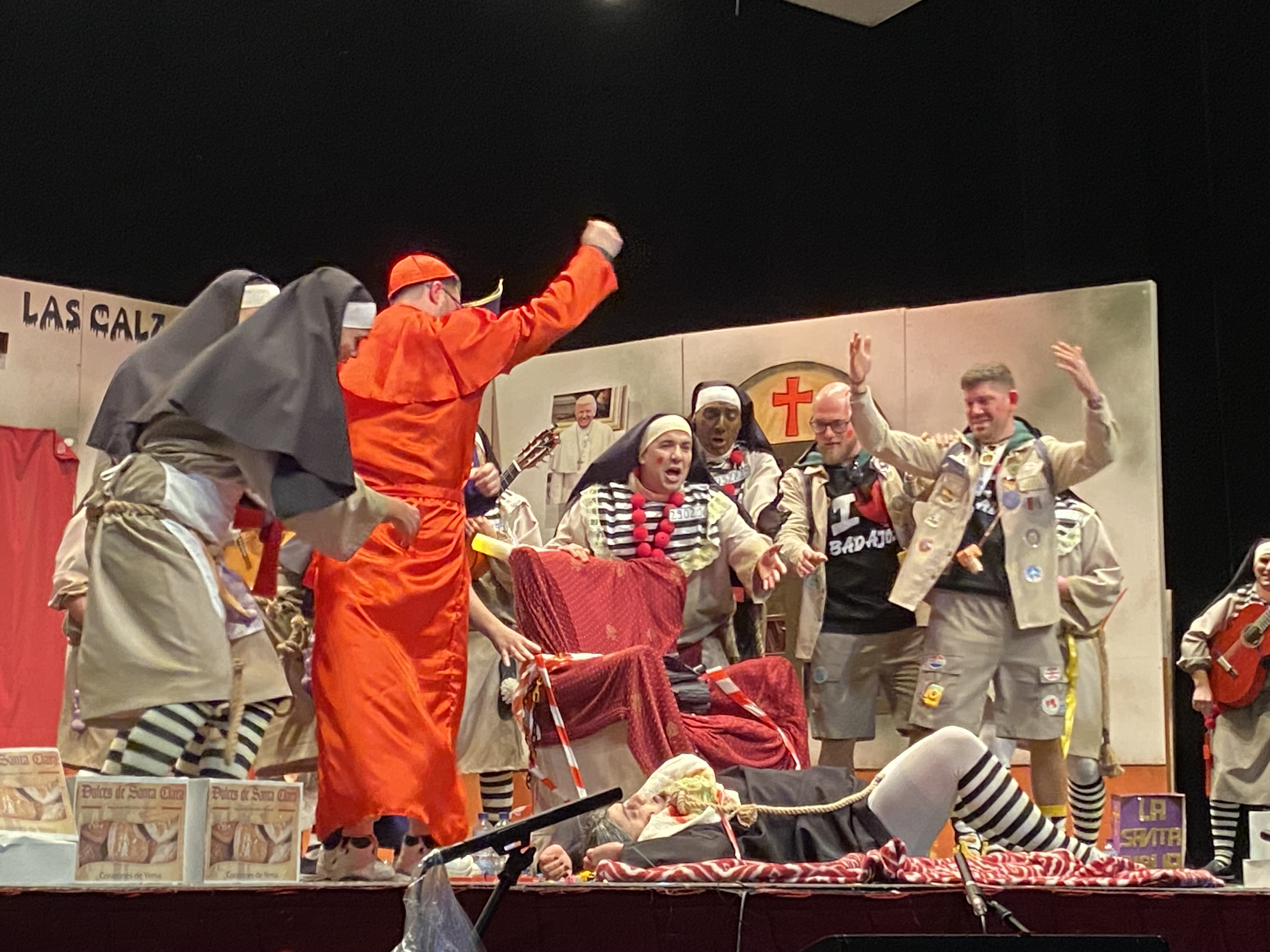 Los Mirinda, ganadores del Concurso de Murgas de Badajoz