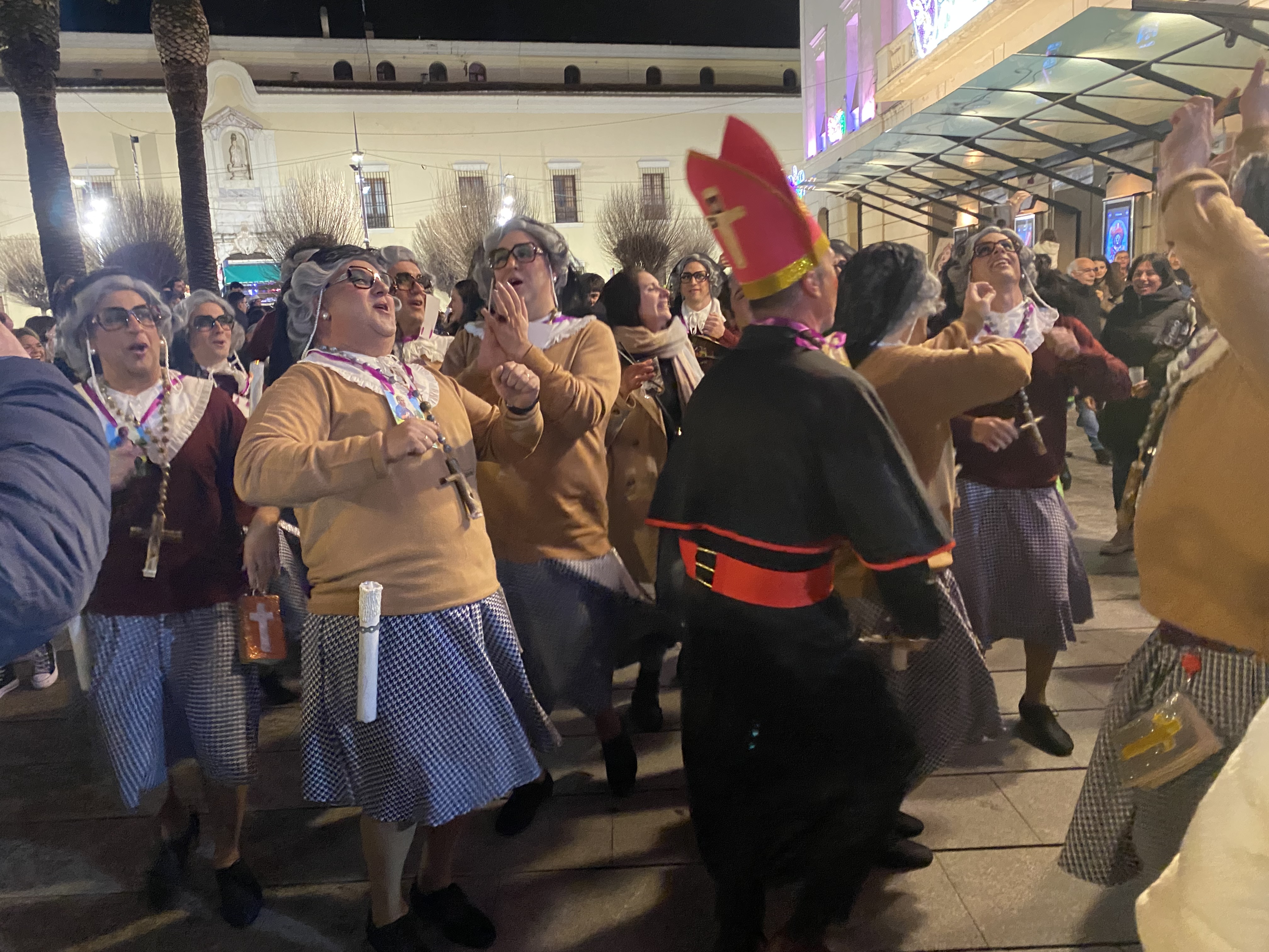 Los Mirinda, ganadores del Concurso de Murgas de Badajoz