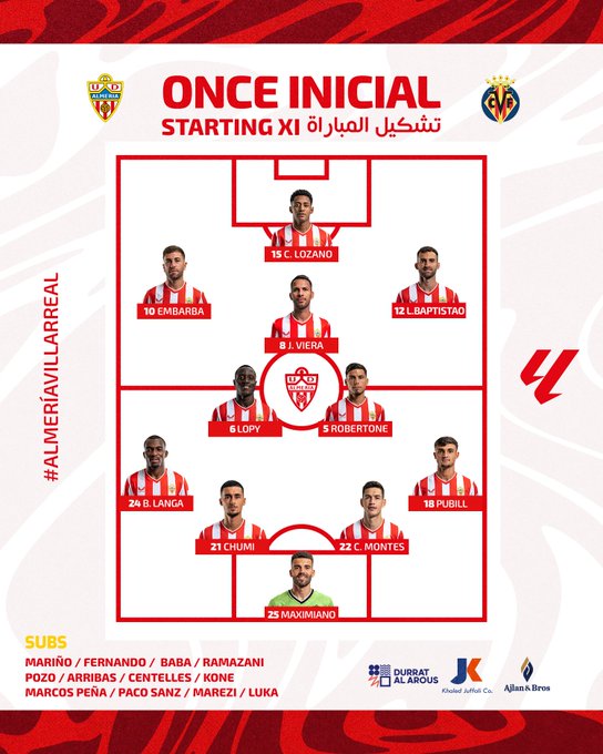 Directo | Almería - Villarreal