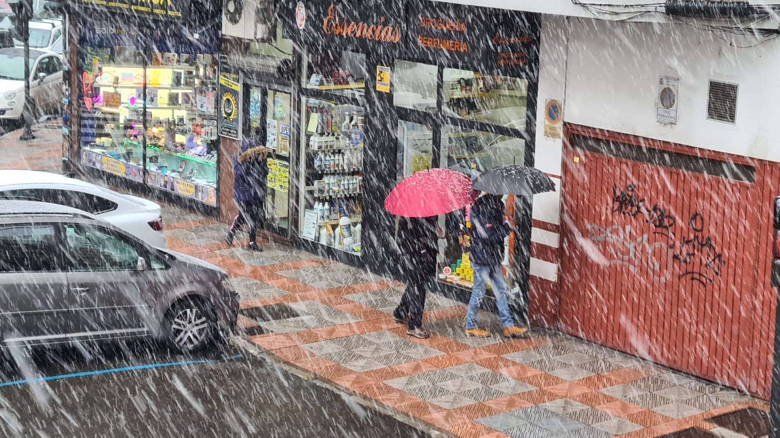 El temporal de nieve cubre de blanco la provincia de León