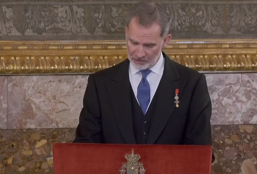 Felipe VI: «La democracia y la libertad no se construyen de un día para otro»